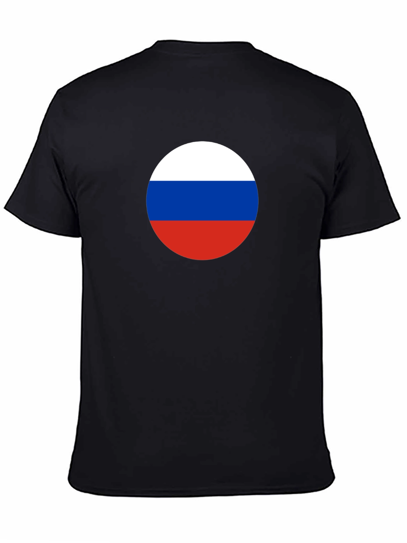 Russian Flag T-Shirt - Round Design