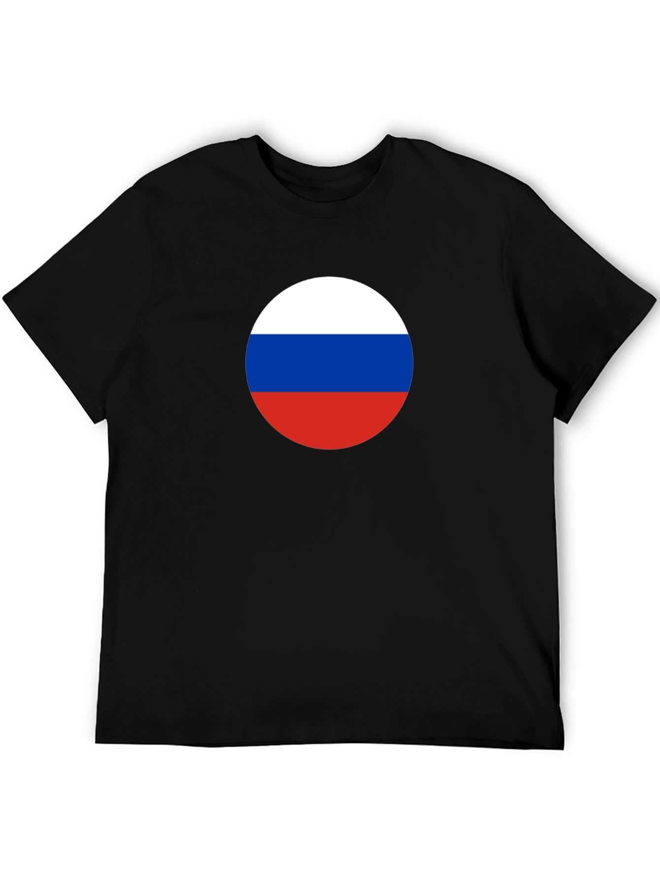 Russian Flag T-Shirt - Round Design