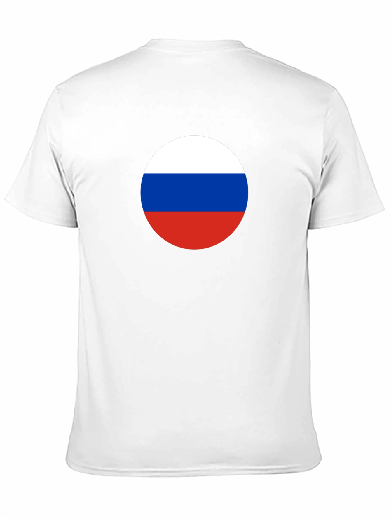 Russian Flag T-Shirt - Round Design