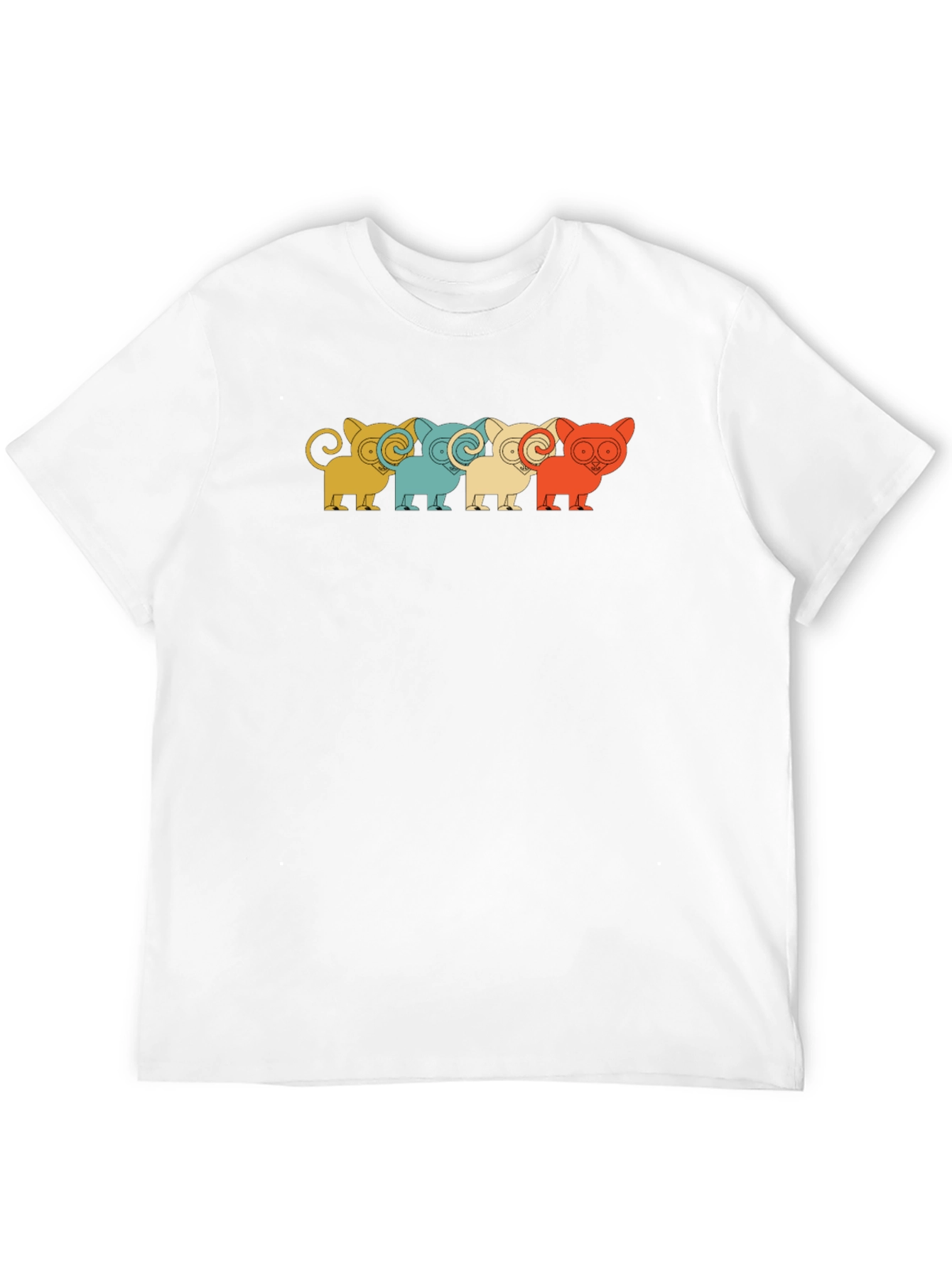 Retro Tarsier Tee - Unique Animal Design