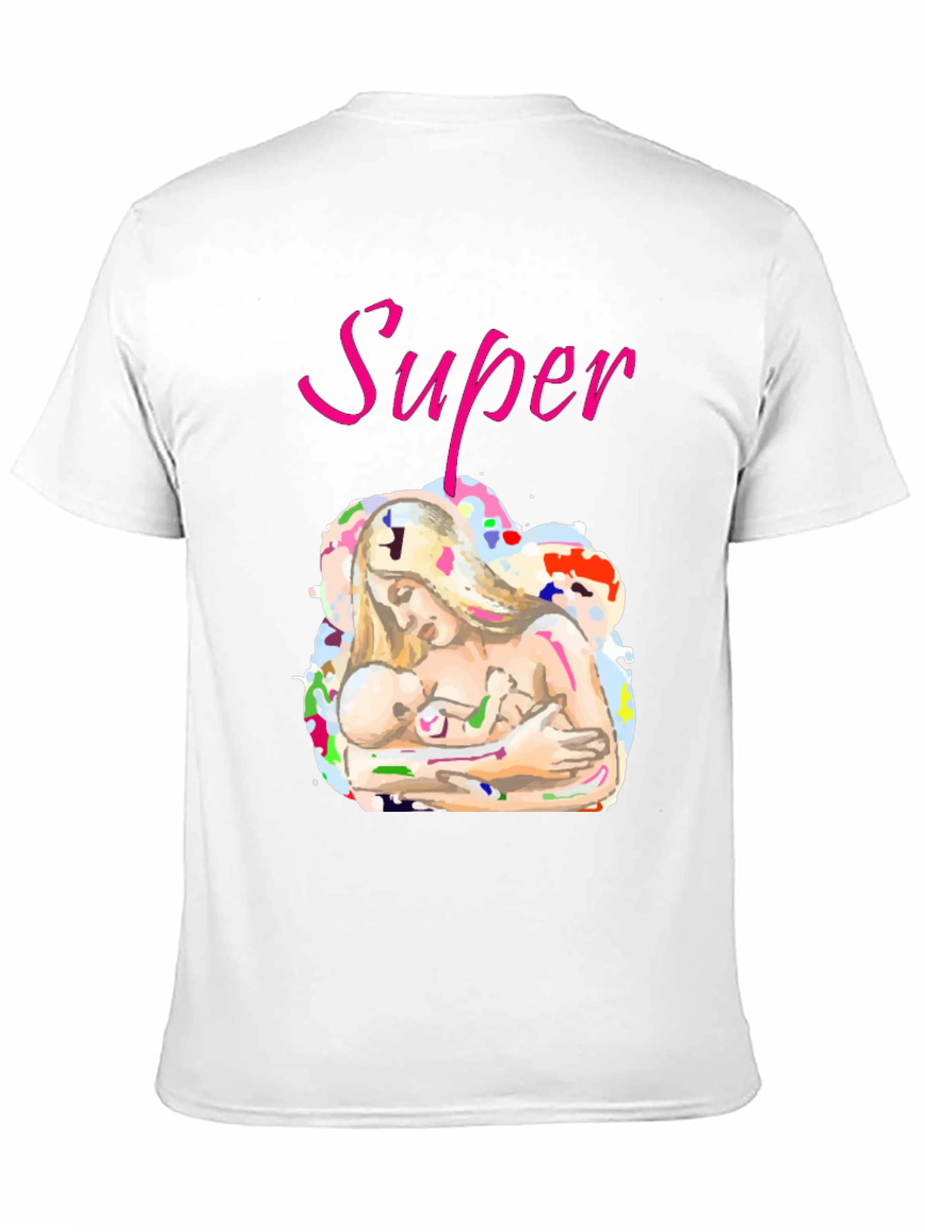 Super Mom Graphic Tee - Breastfeeding Support