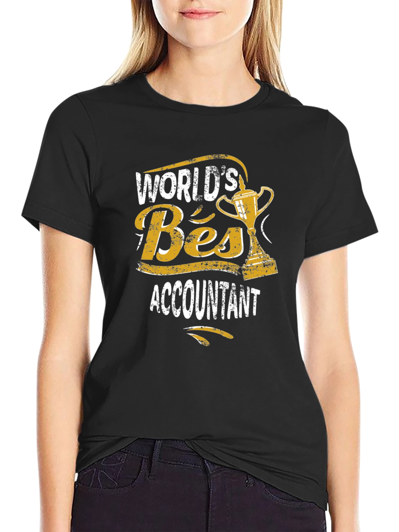 Worlds Best Accountant T-Shirt Novelty Gift