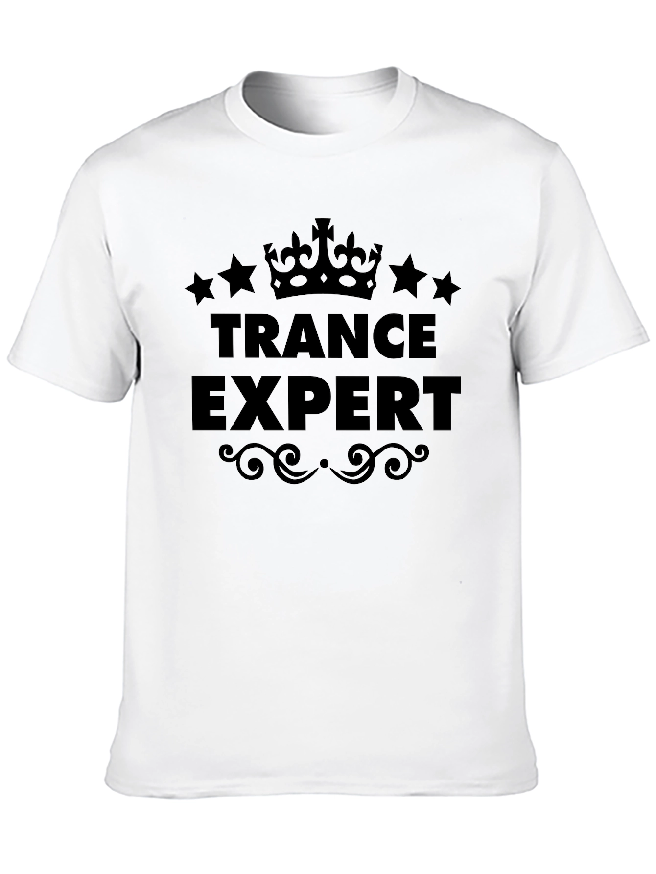 Trance Expert Black Graphic Tee Shirt