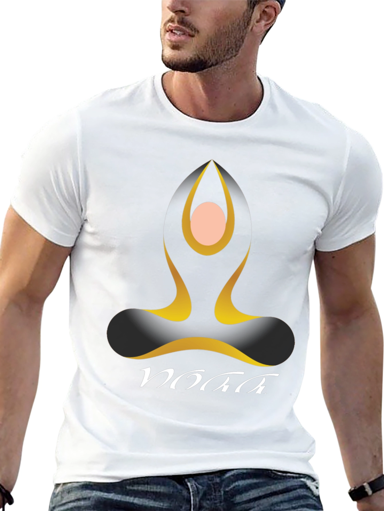 Yoga Graphic T-Shirt - Meditative Style