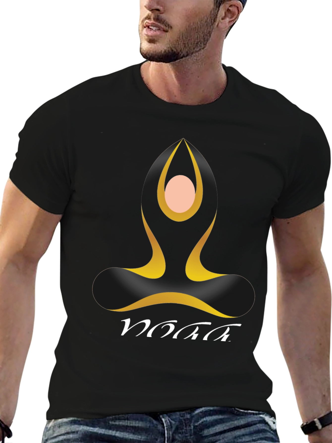 Yoga Graphic T-Shirt - Meditative Style