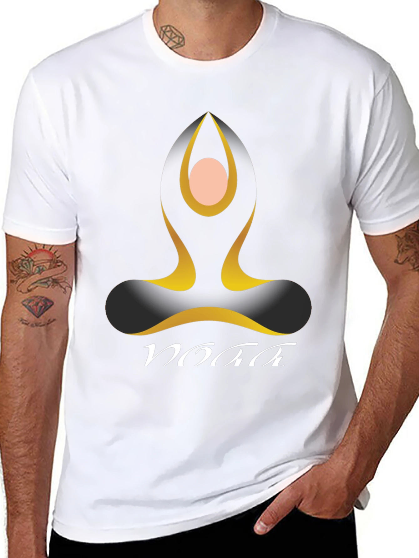 Yoga Graphic T-Shirt - Meditative Style