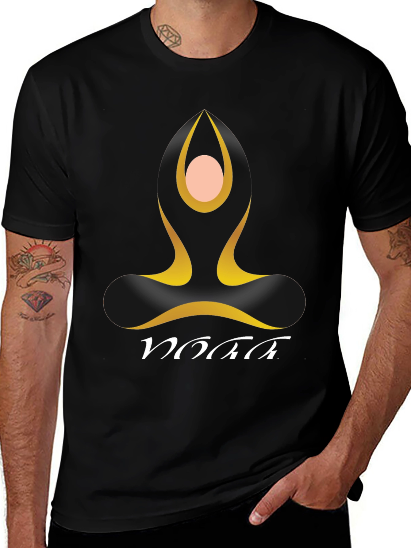 Yoga Graphic T-Shirt - Meditative Style