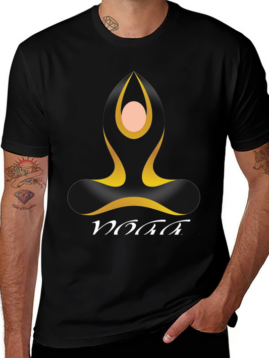 Yoga Graphic T-Shirt - Meditative Style