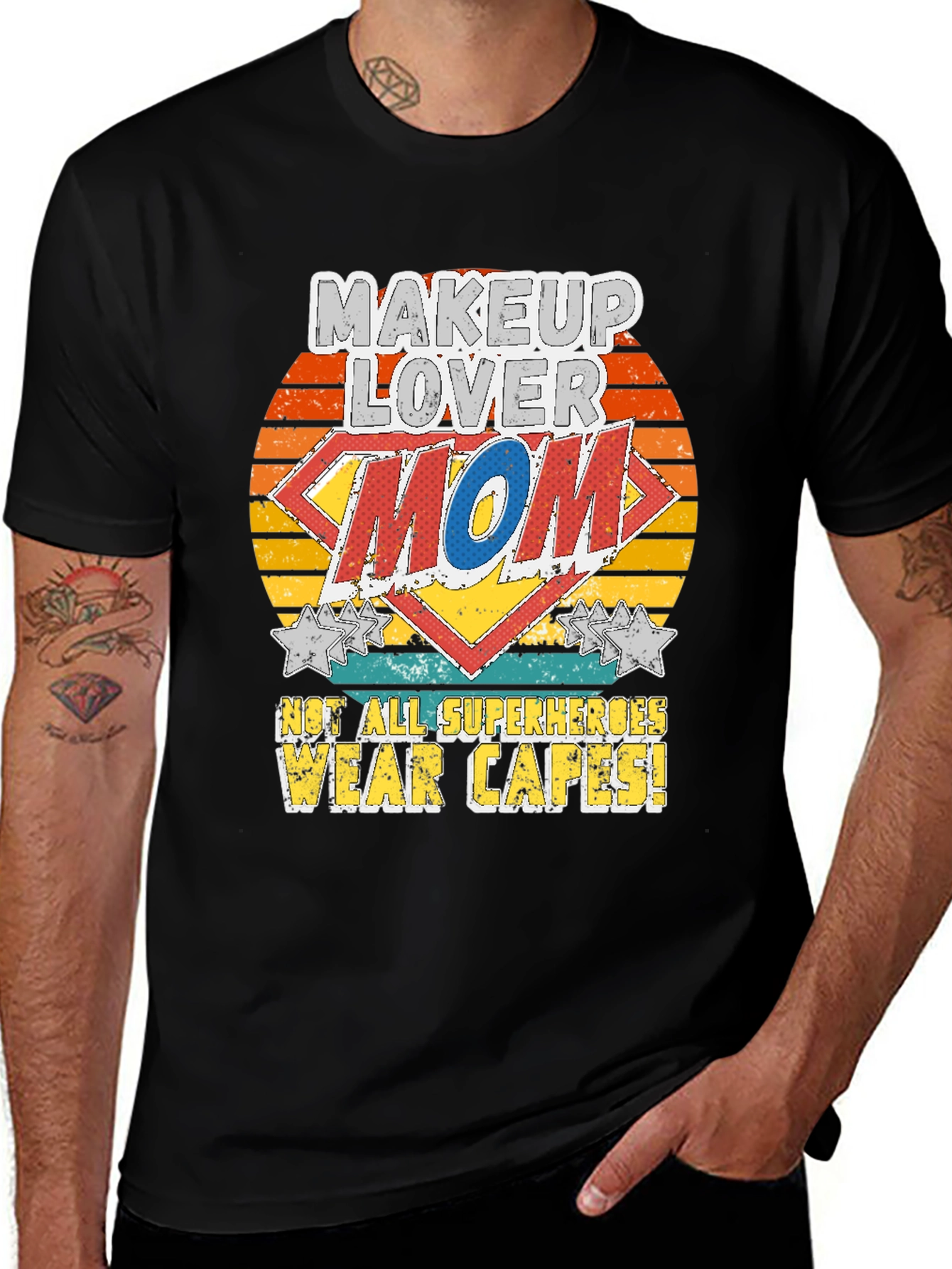 Makeup Lover Mom T-Shirt - Superhero Tee