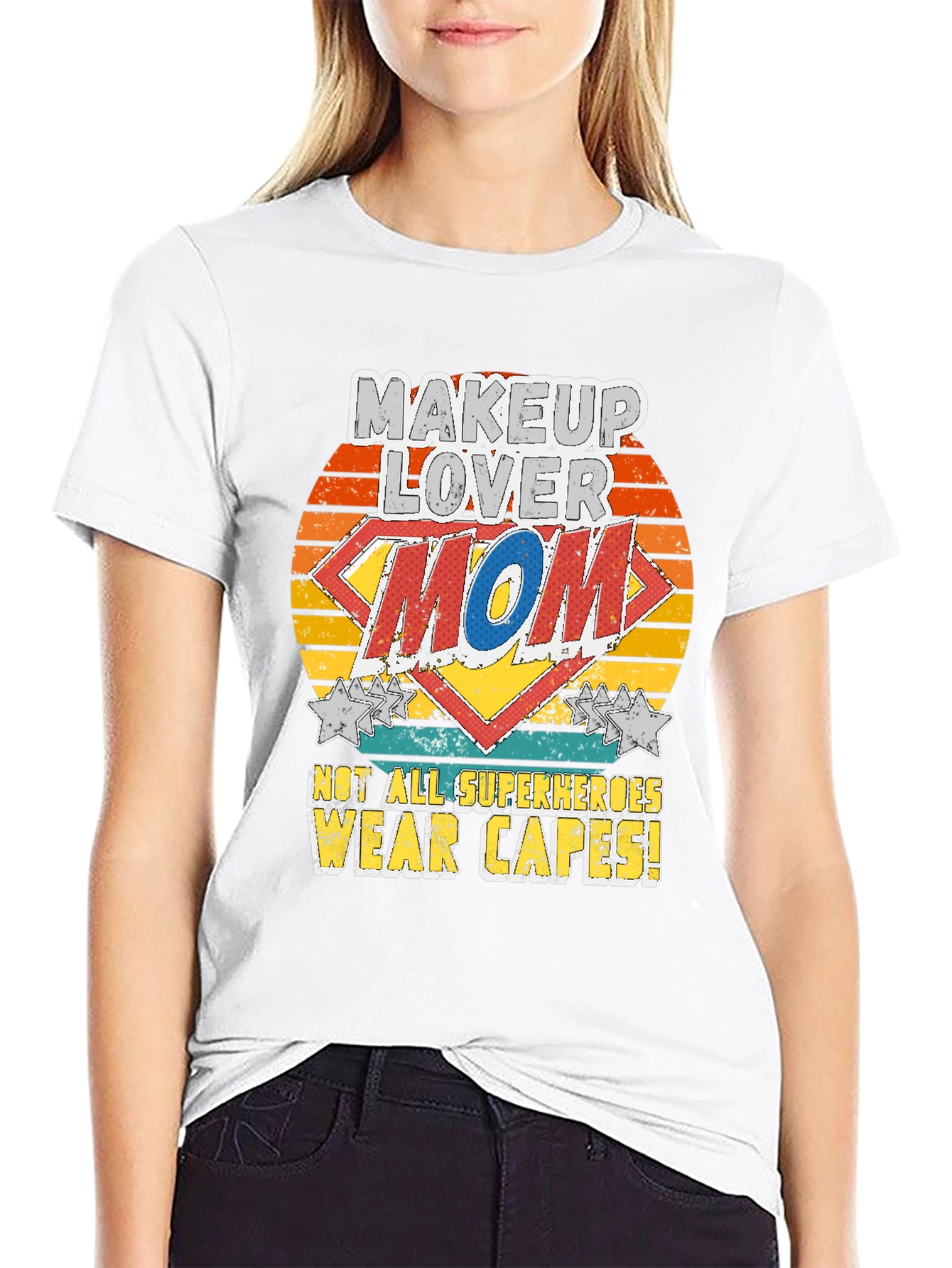 Makeup Lover Mom T-Shirt - Superhero Tee