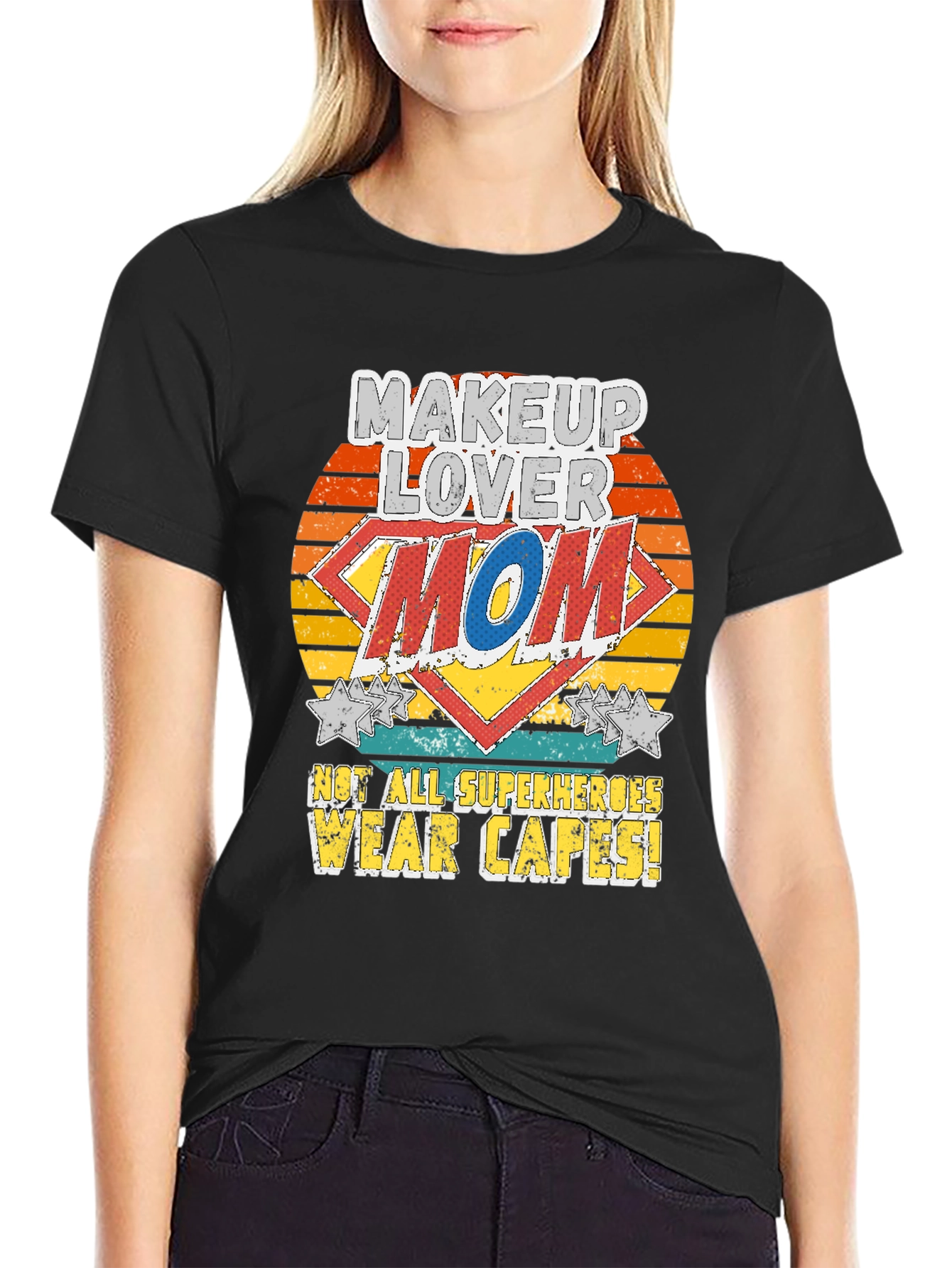 Makeup Lover Mom T-Shirt - Superhero Tee