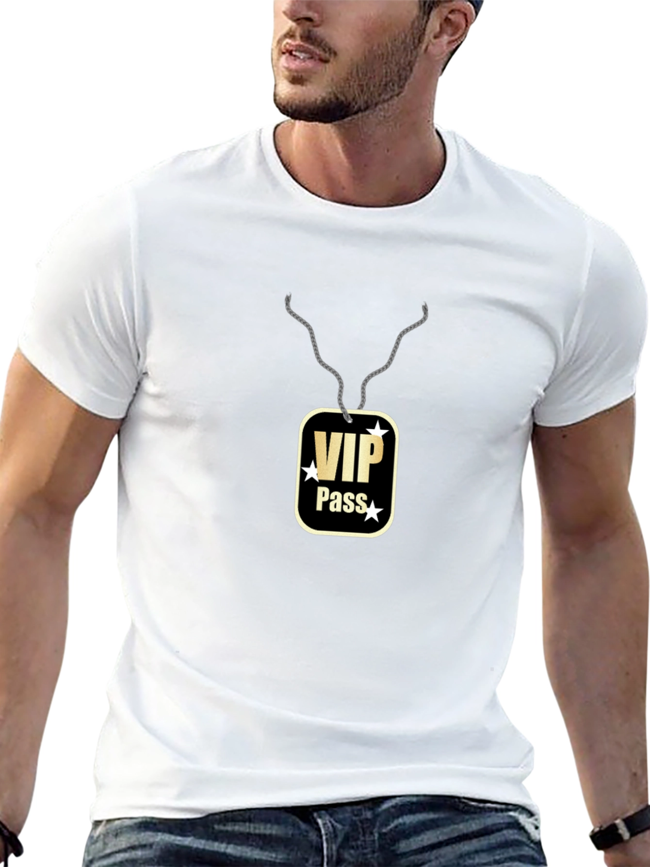 VIP Pass Graphic T-Shirt - Premium Quality Cotton