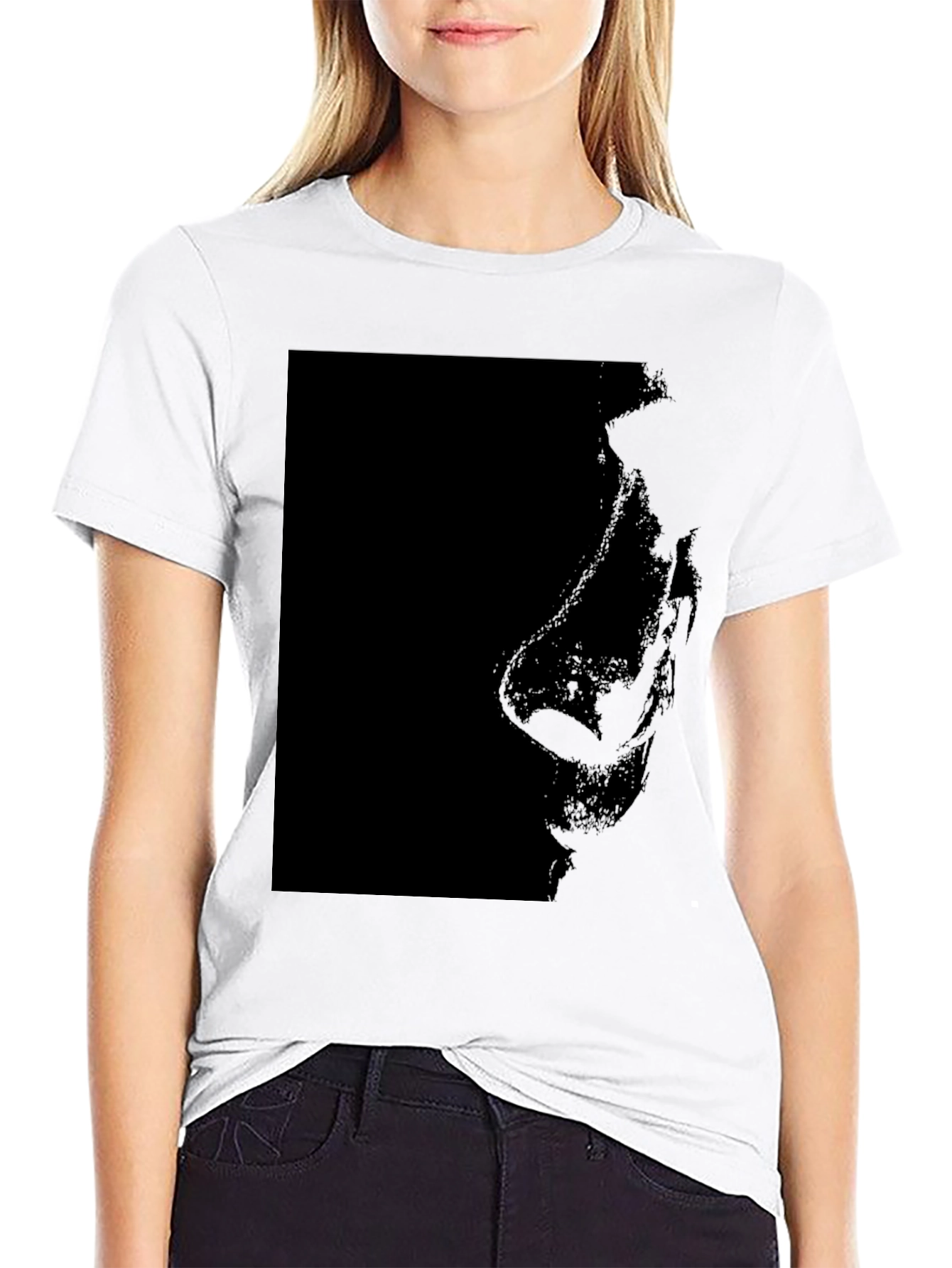 Dark Silhouette Graphic Tee - Premium Cotton Comfort