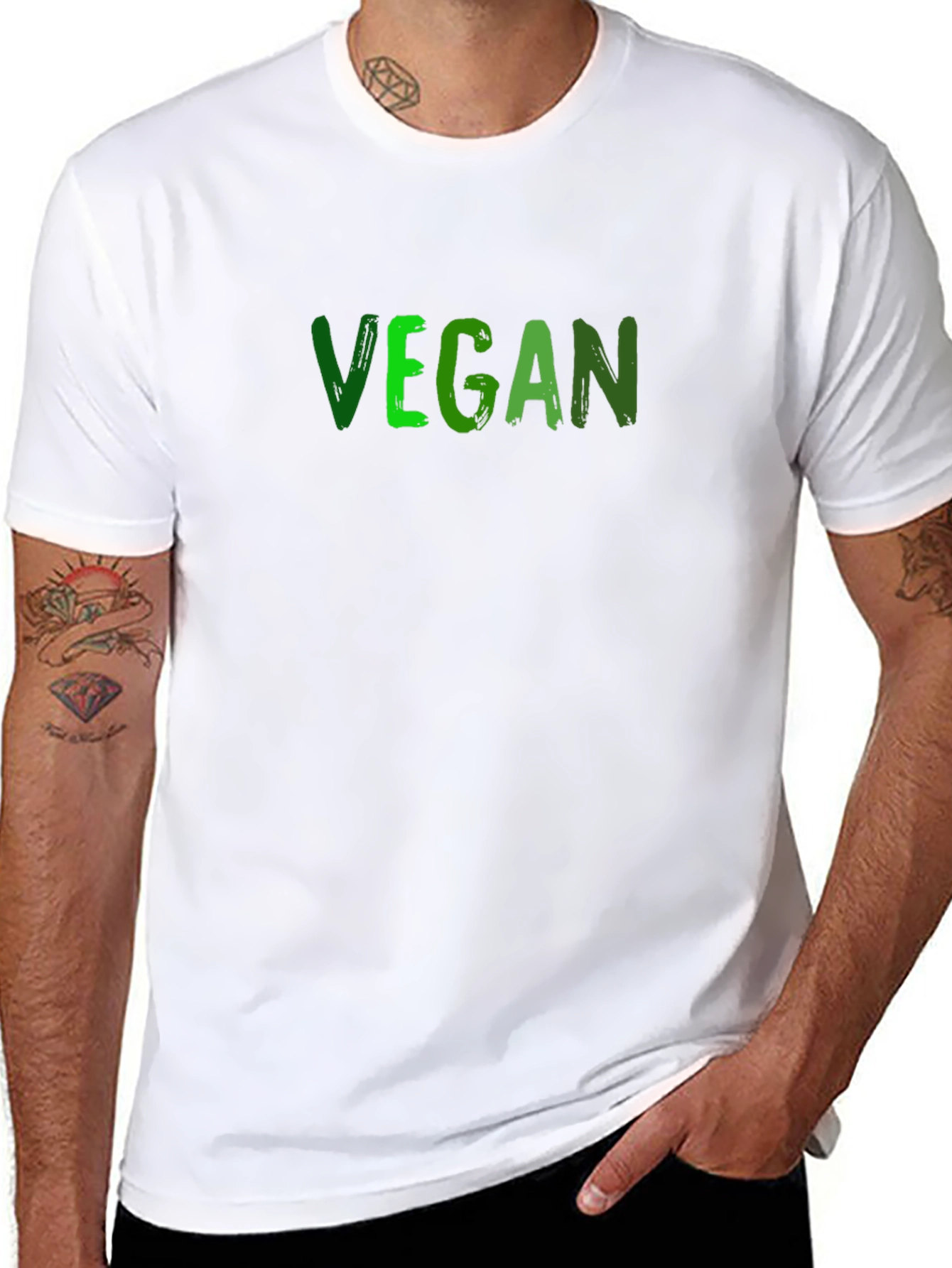 Vegan Graphic Tee - Stylish & Comfortable