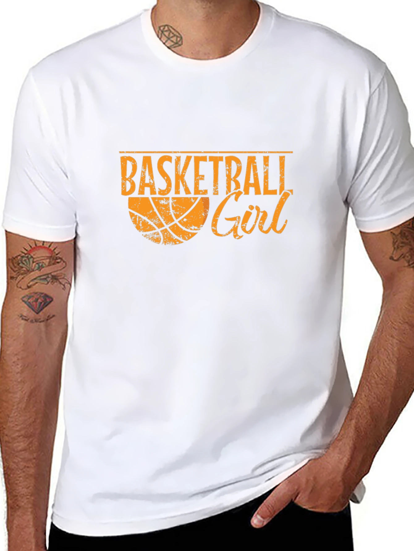 Basketball Girl Graphic T-Shirt