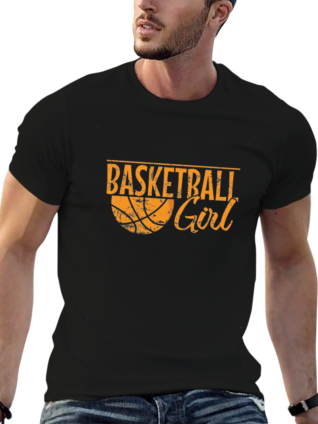 Basketball Girl Graphic T-Shirt