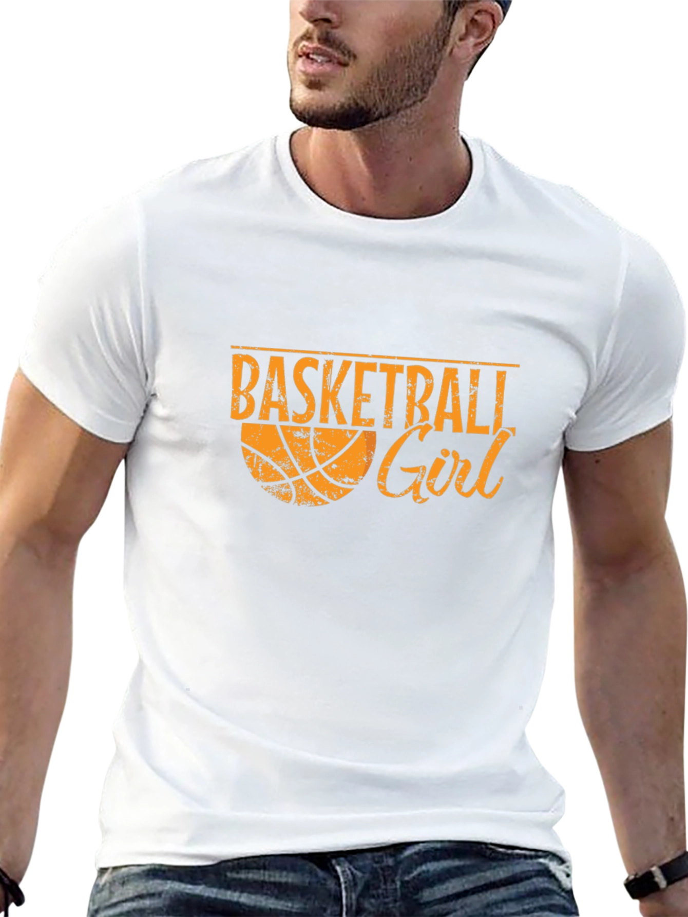 Basketball Girl Graphic T-Shirt