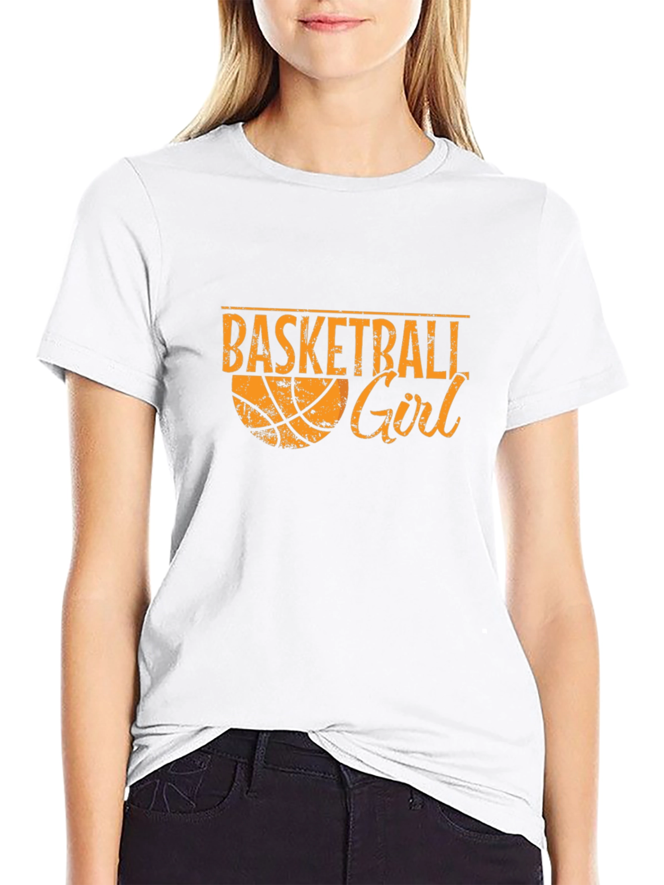 Basketball Girl Graphic T-Shirt
