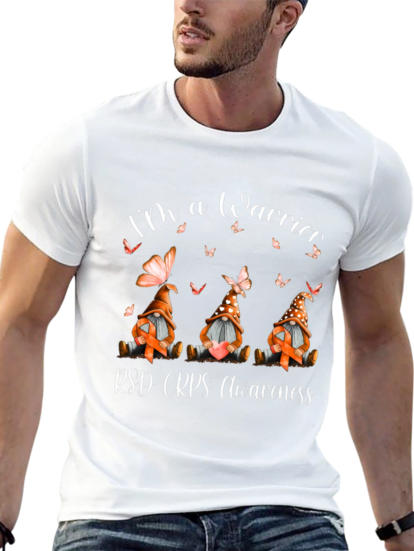 RSD CRPS Awareness Warrior Gnome T-Shirt