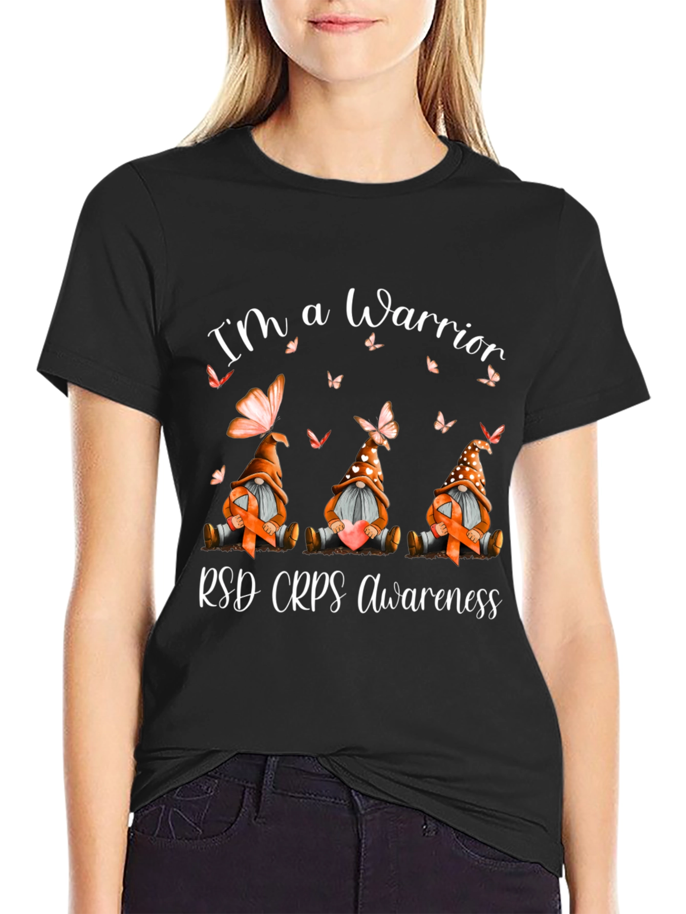 RSD CRPS Awareness Warrior Gnome T-Shirt