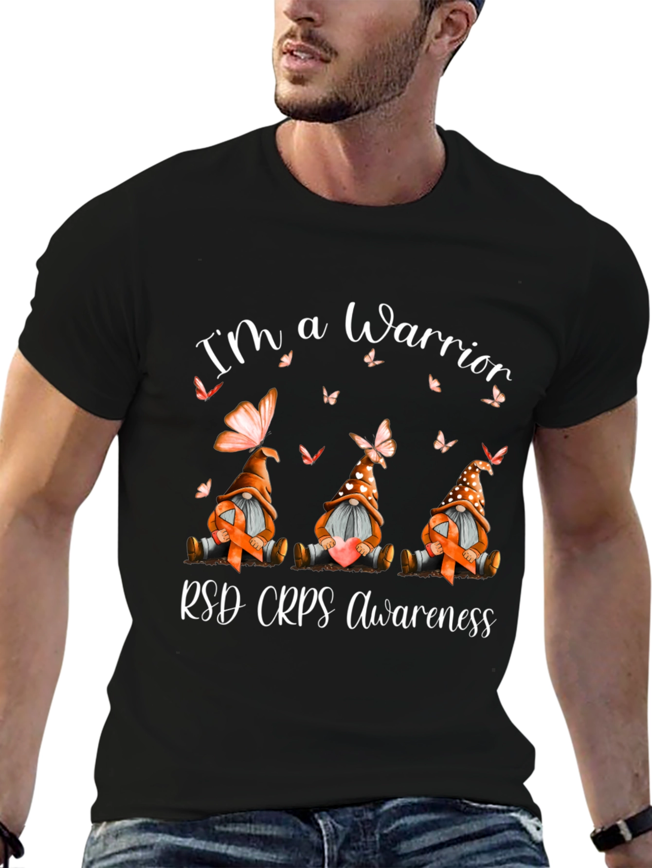 RSD CRPS Awareness Warrior Gnome T-Shirt