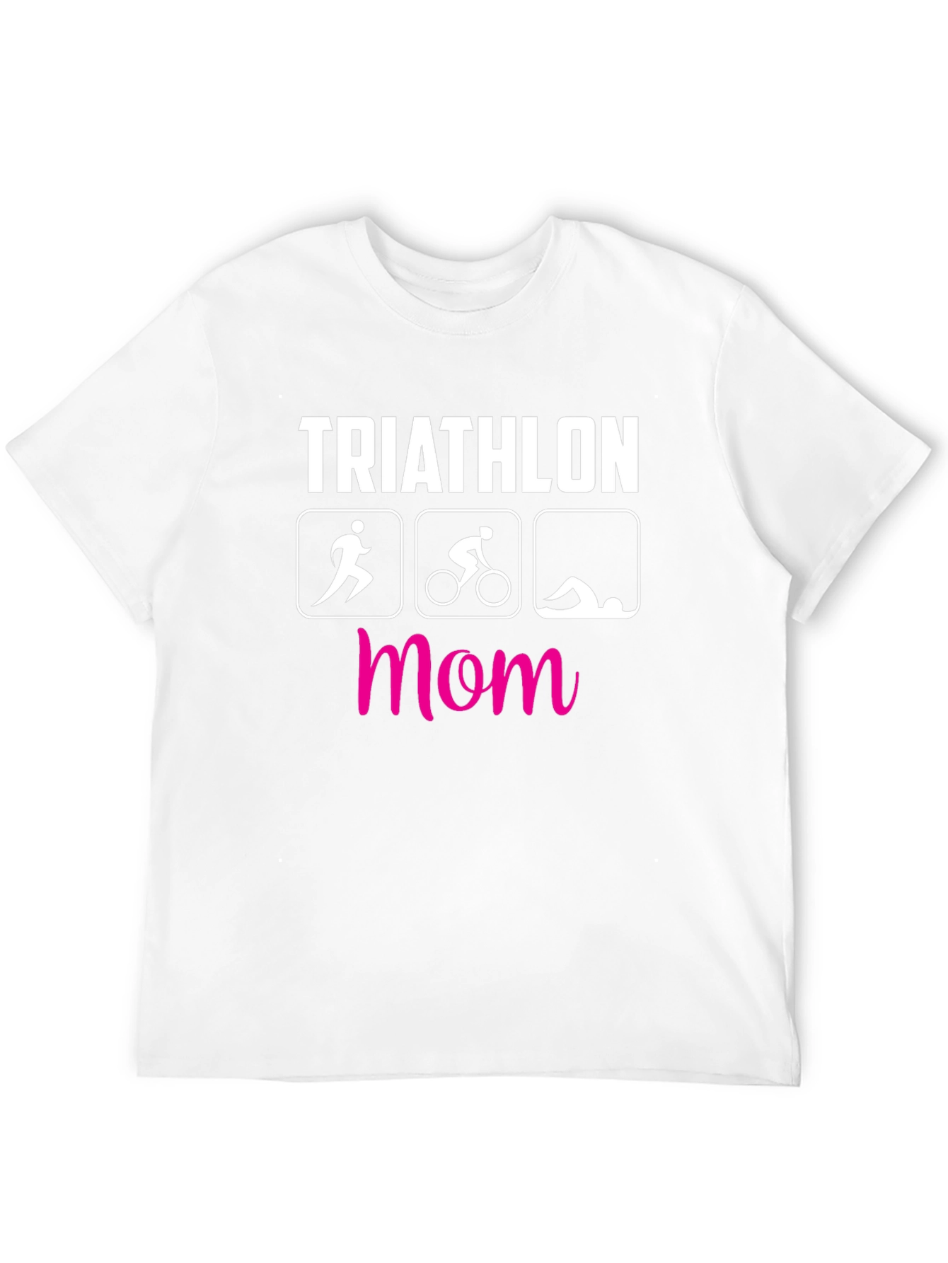 Triathlon Mom T-Shirt - Black Short Sleeve Tee