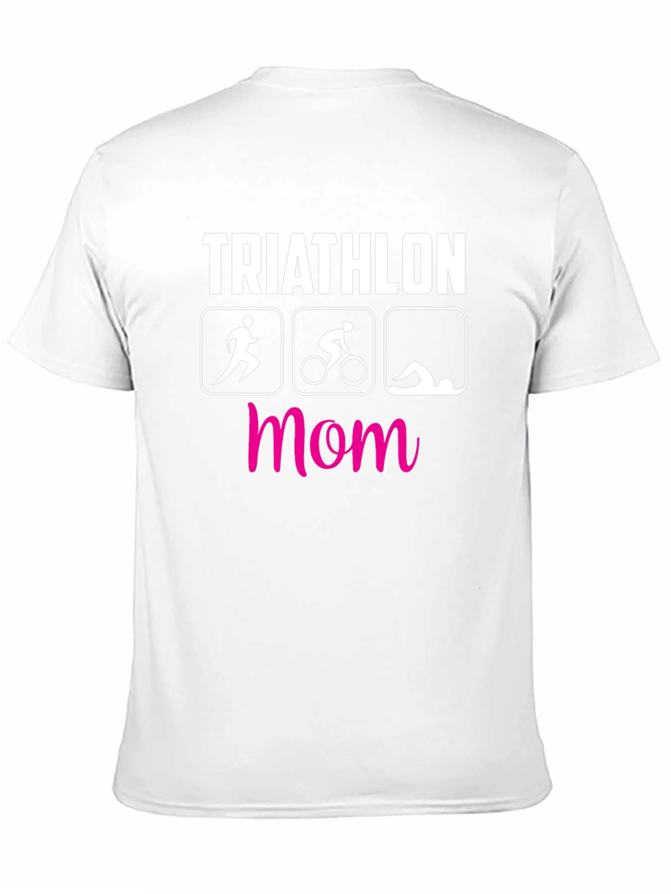 Triathlon Mom T-Shirt - Black Short Sleeve Tee