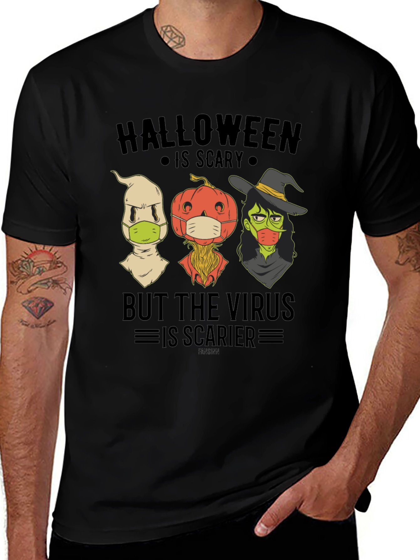 Halloween Scary Virus T-Shirt
