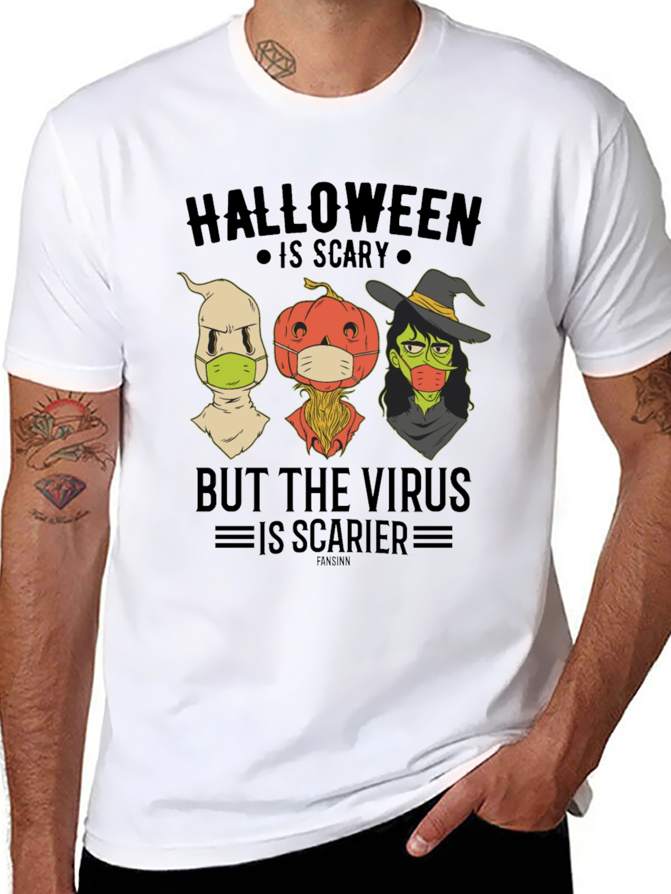 Halloween Scary Virus T-Shirt
