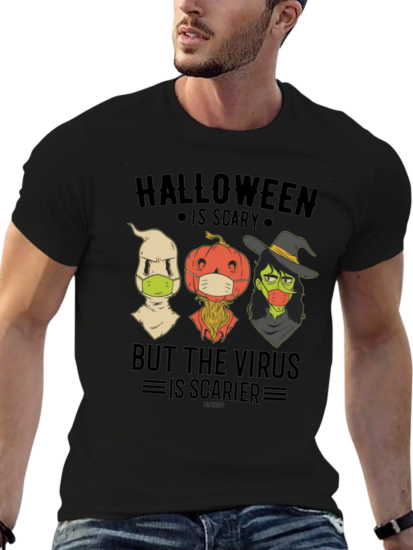 Halloween Scary Virus T-Shirt