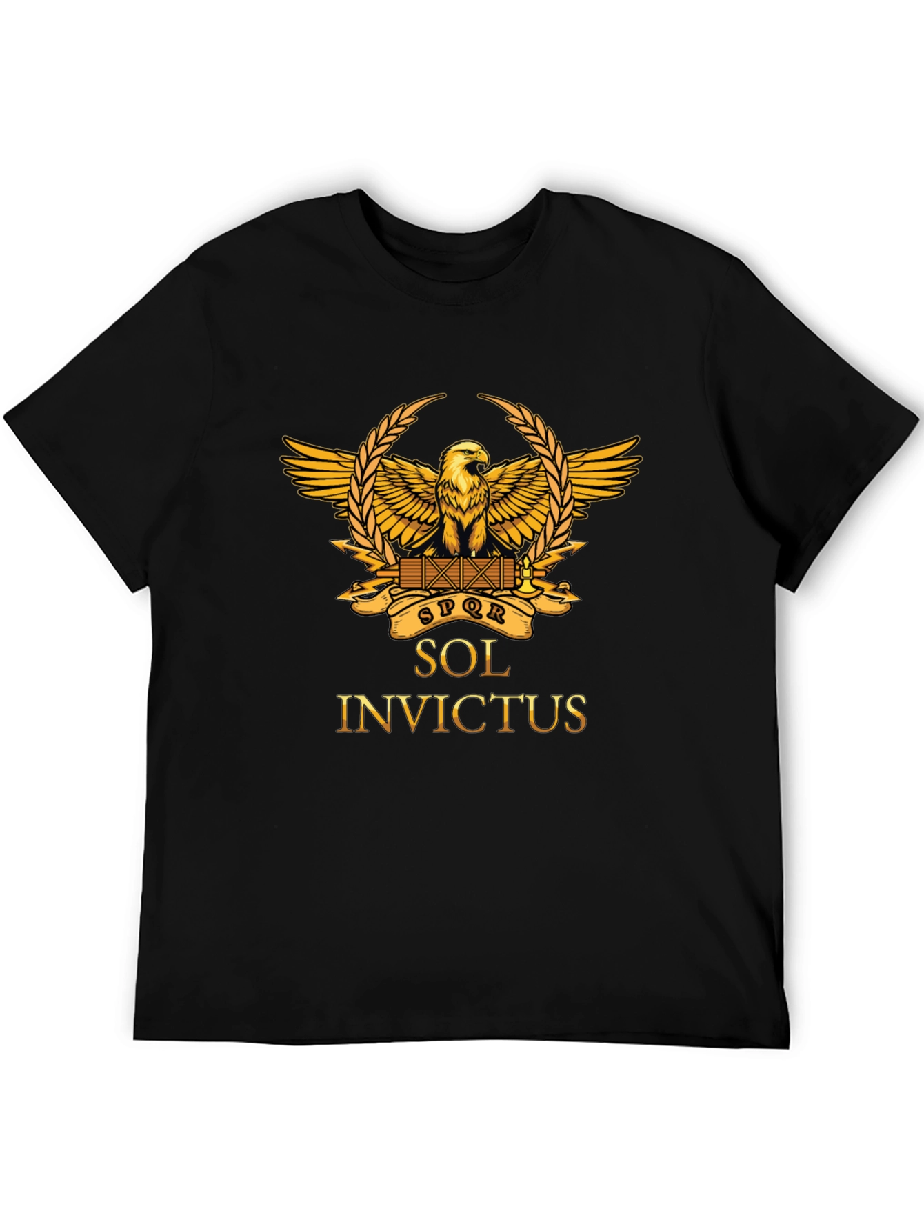 Sol Invictus T-Shirt - Roman Eagle Graphic Tee