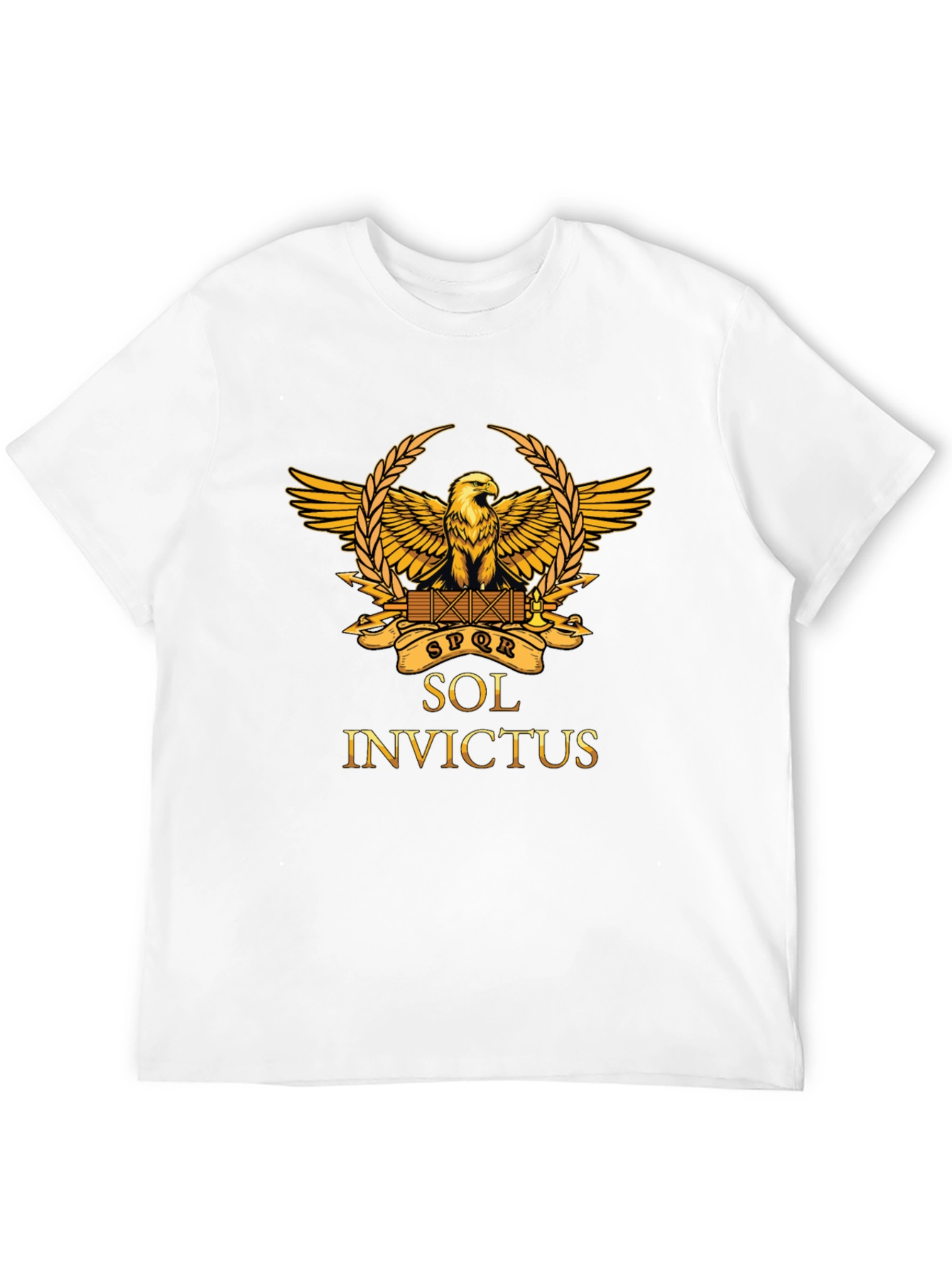 Sol Invictus T-Shirt - Roman Eagle Graphic Tee