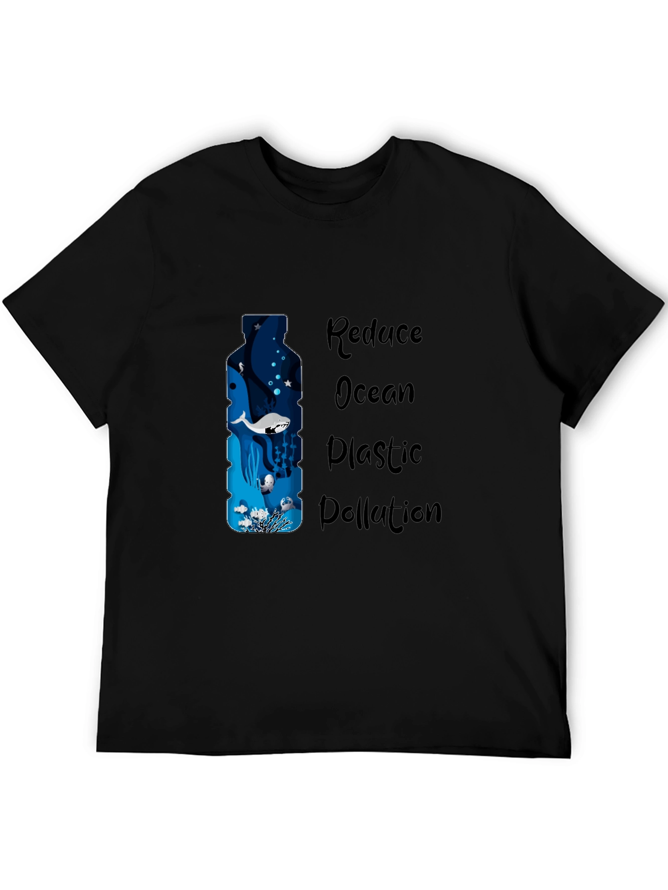 Eco-Friendly Ocean Plastic Pollution Awareness Tee