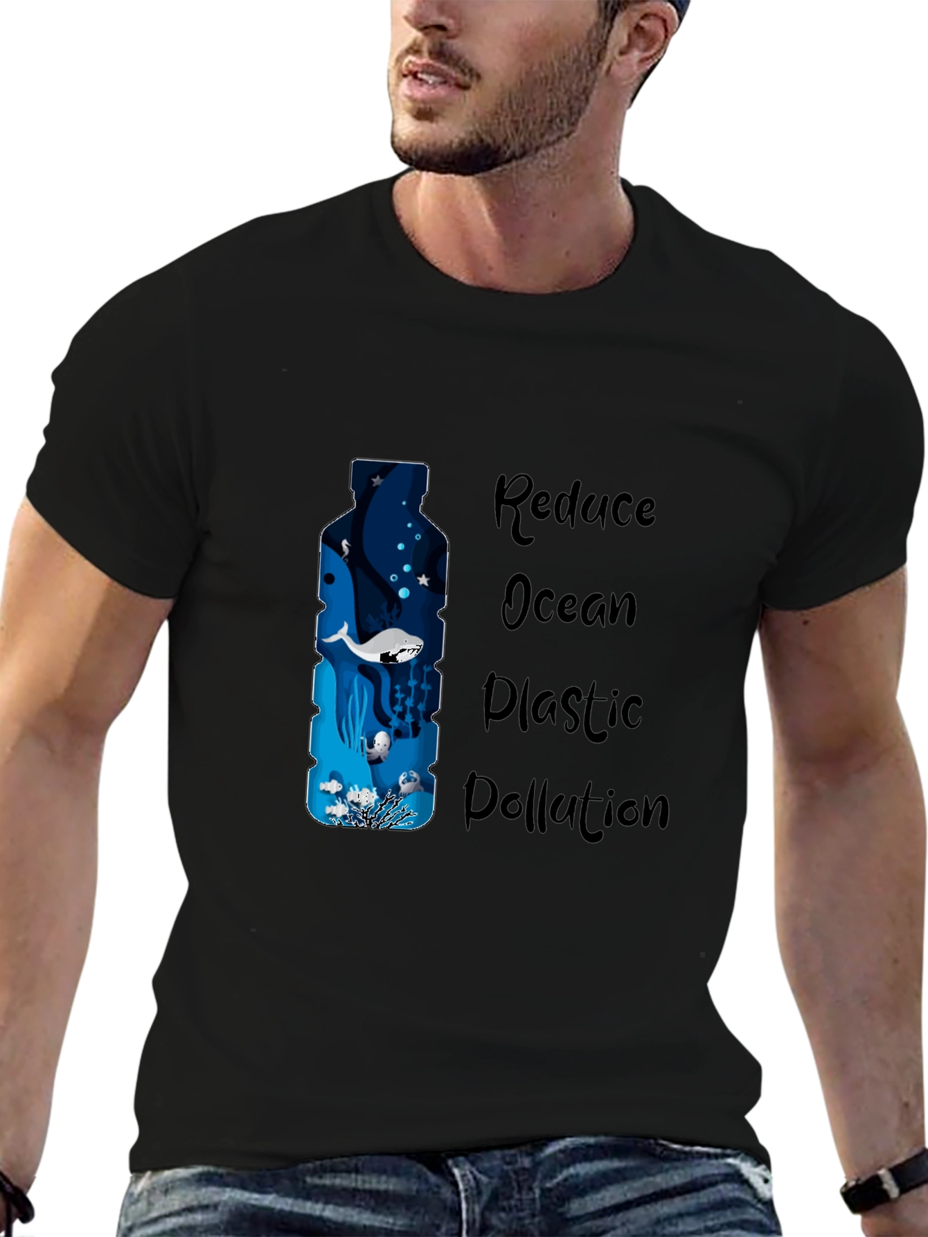 Eco-Friendly Ocean Plastic Pollution Awareness Tee