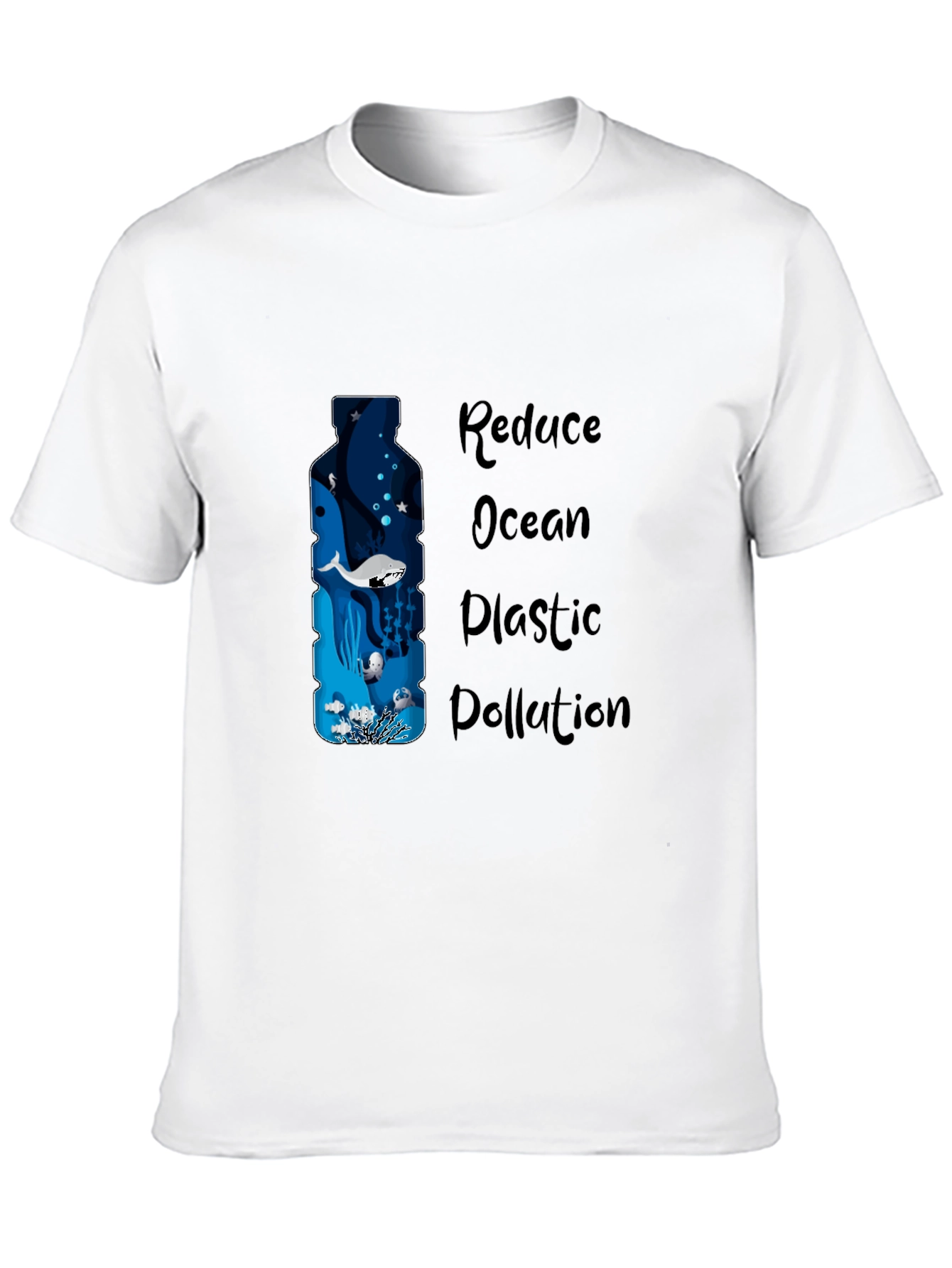 Eco-Friendly Ocean Plastic Pollution Awareness Tee