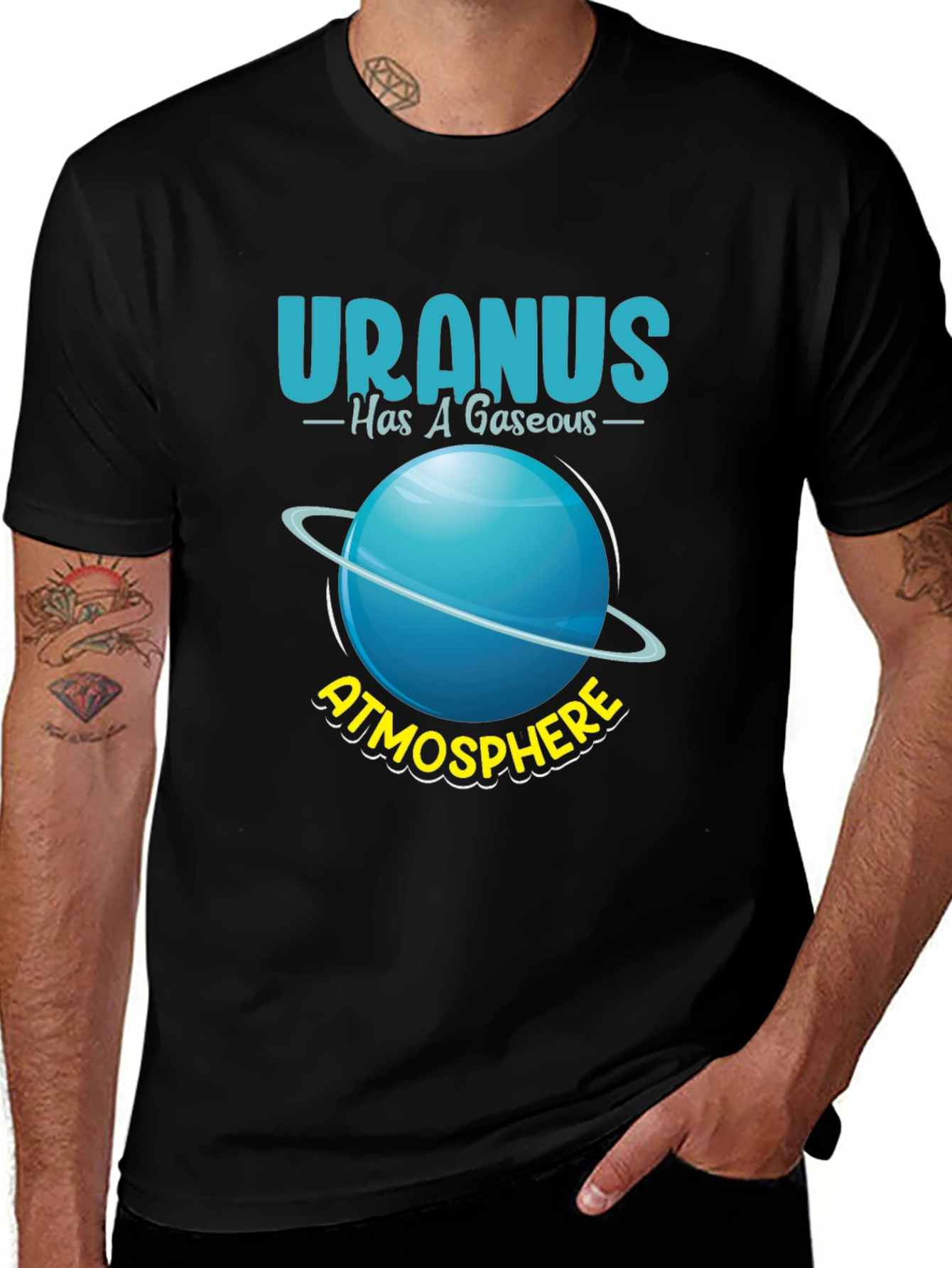 Uranus Gaseous Atmosphere Graphic T-Shirt