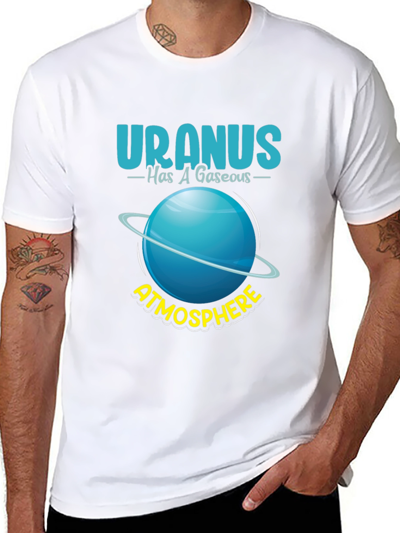 Uranus Gaseous Atmosphere Graphic T-Shirt