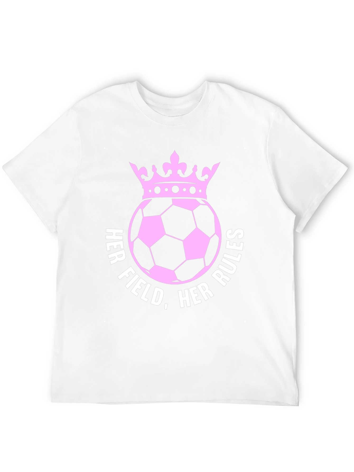 Her Field Her Rules Soccer Queen Graphic T-Shirt