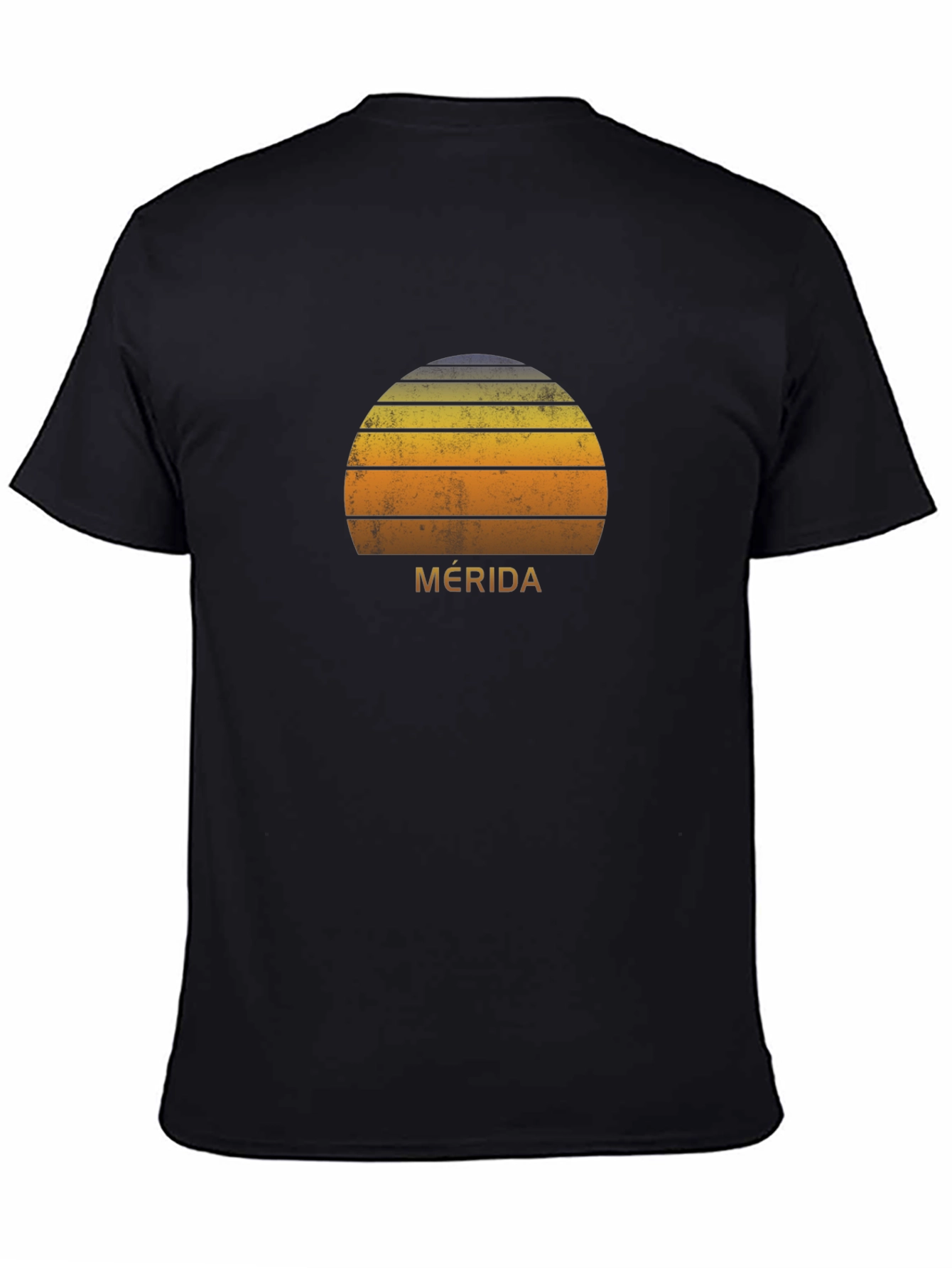 Mérida Sunset Graphic Tee - Retro Style