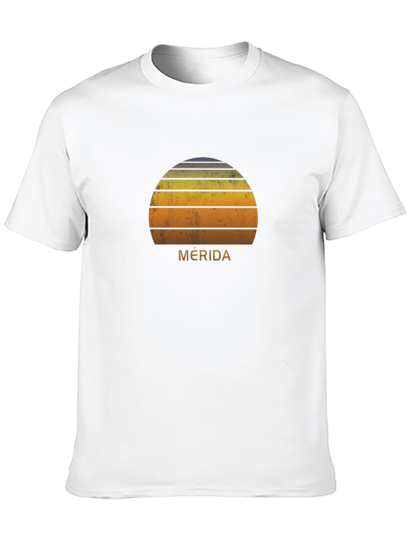 Mérida Sunset Graphic Tee - Retro Style