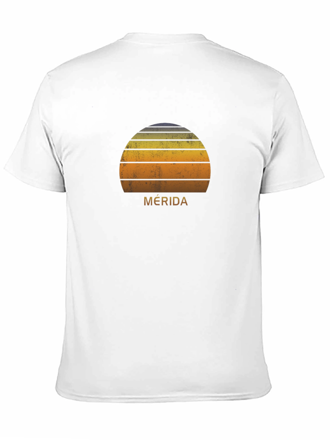 Mérida Sunset Graphic Tee - Retro Style