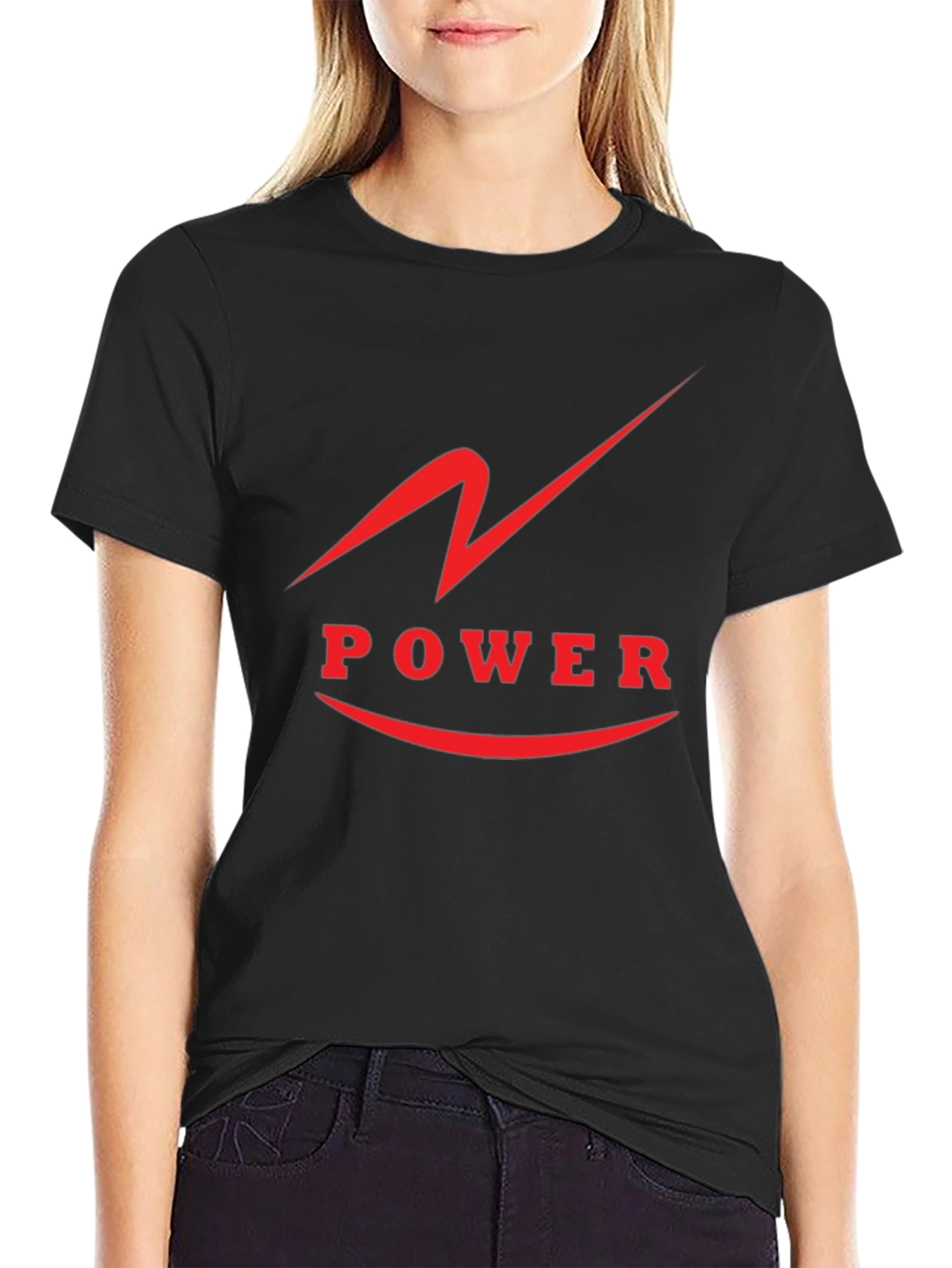 Power Graphic Black T-Shirt