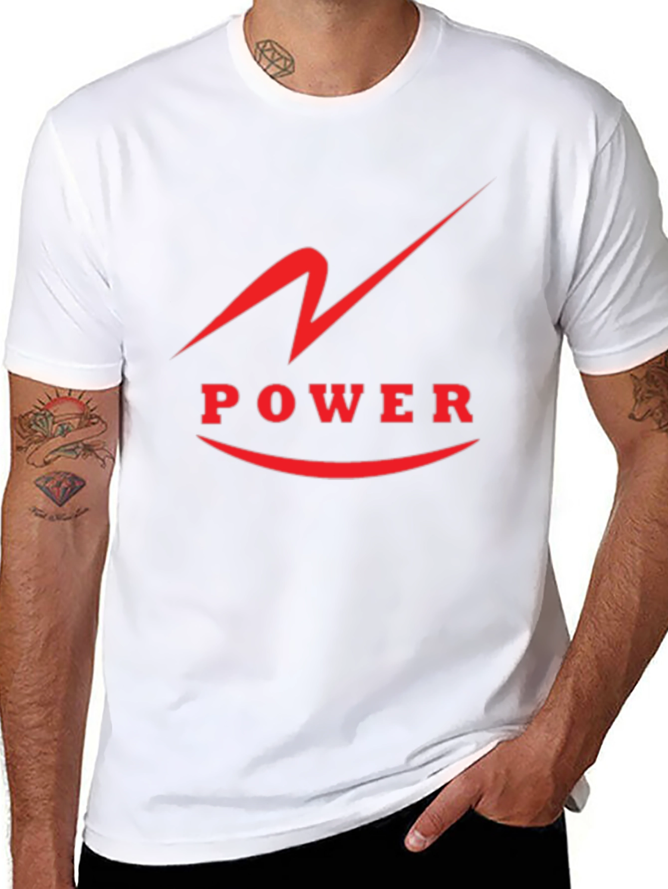Power Graphic Black T-Shirt