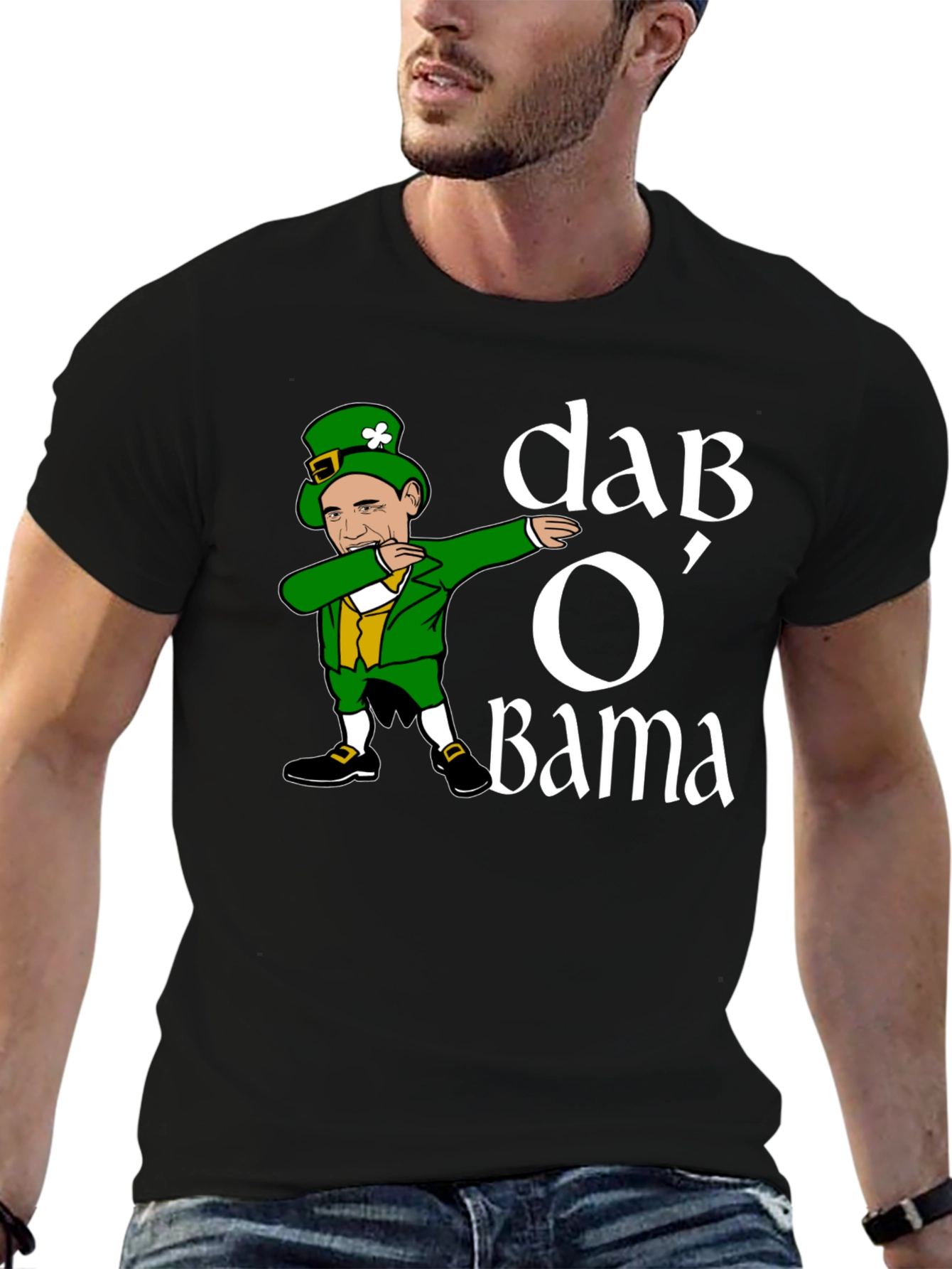 Dab OBama Funny St. Patricks Day T-Shirt