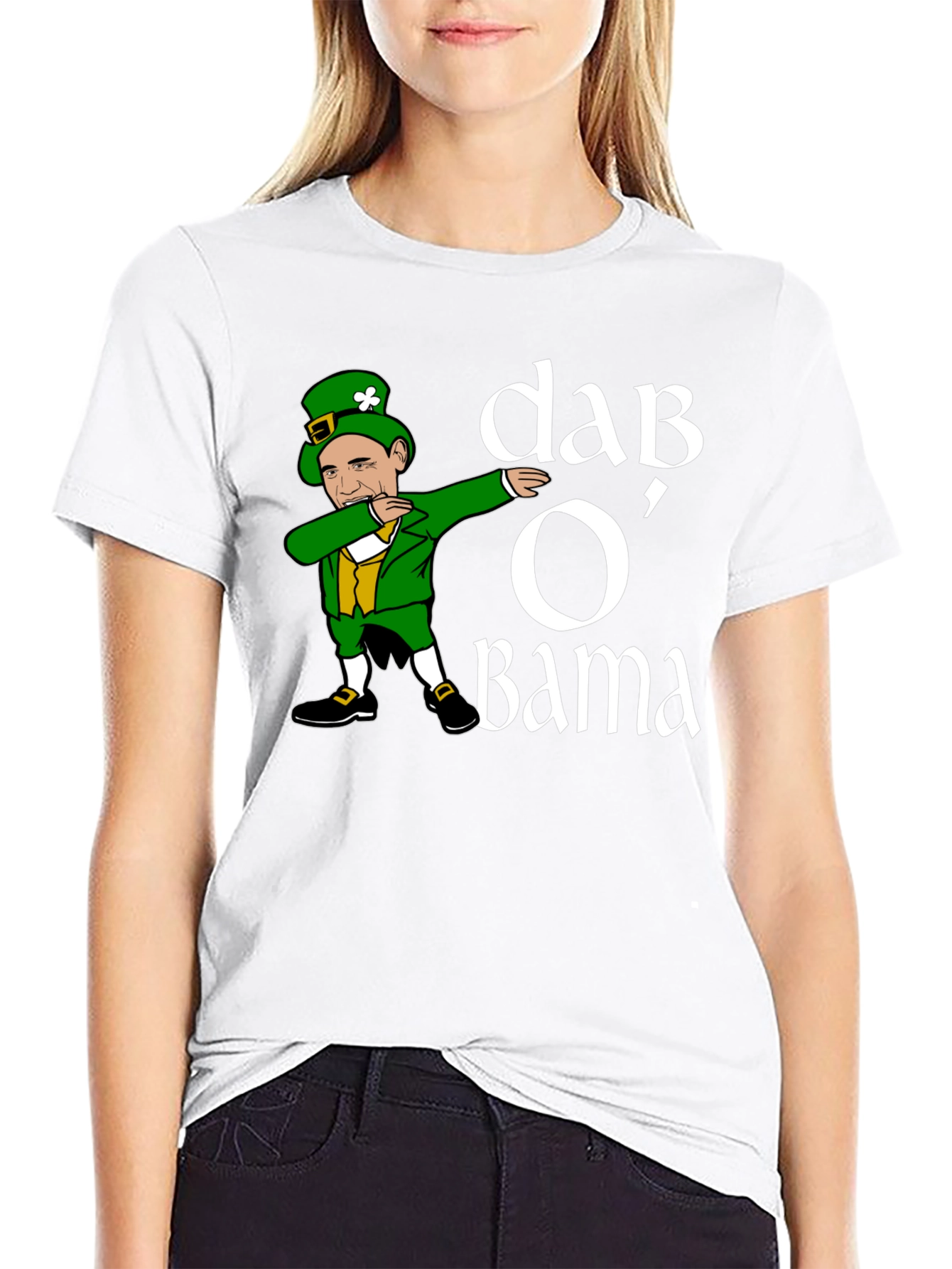 Dab OBama Funny St. Patricks Day T-Shirt