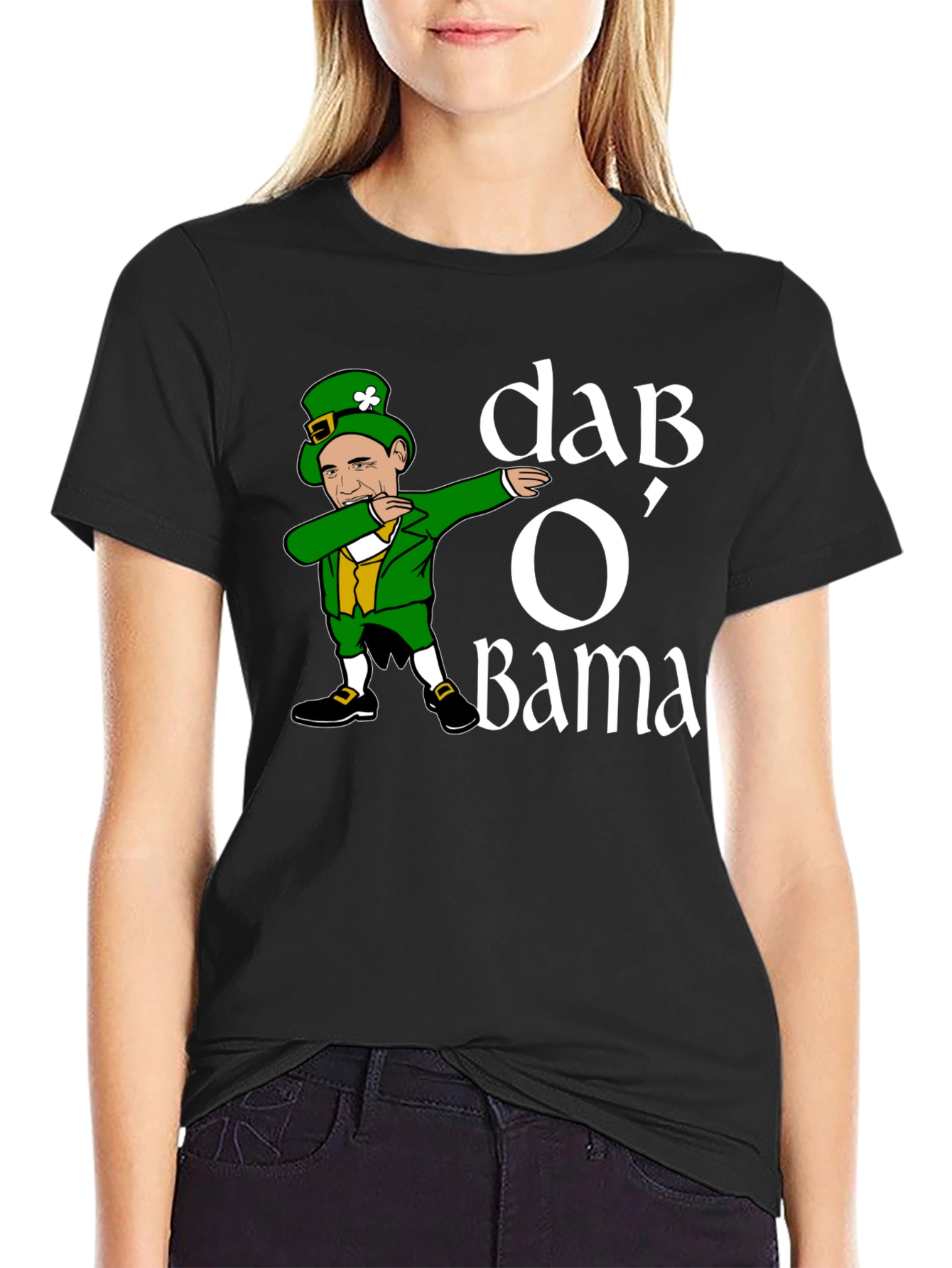 Dab OBama Funny St. Patricks Day T-Shirt