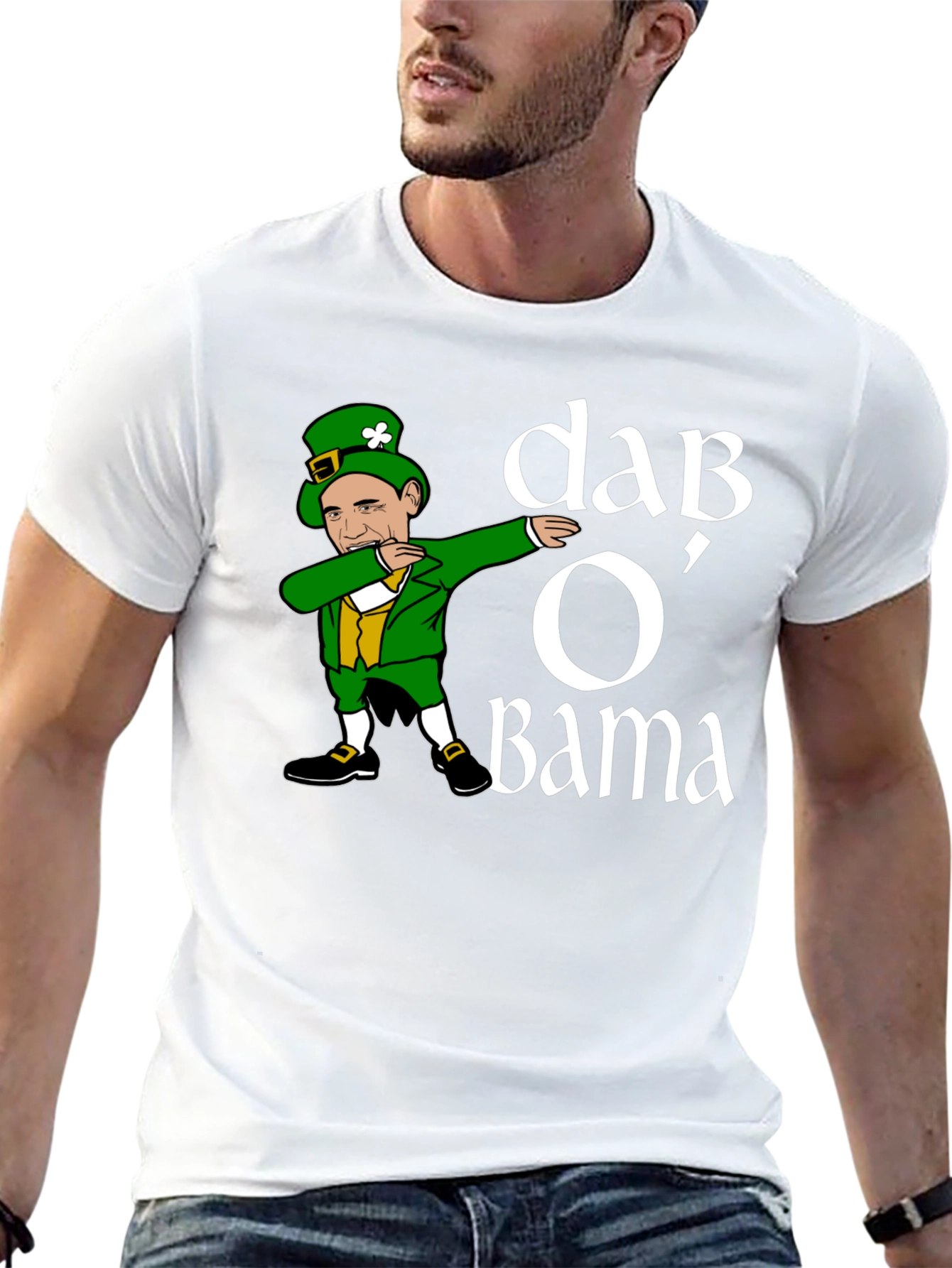 Dab OBama Funny St. Patricks Day T-Shirt