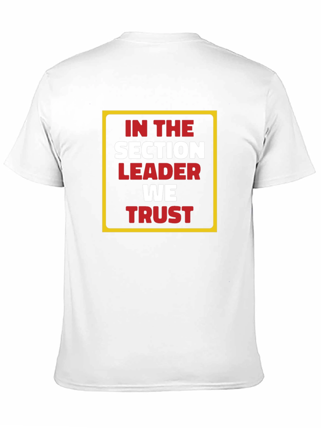 In The Section Leader We Trust Graphic Tee