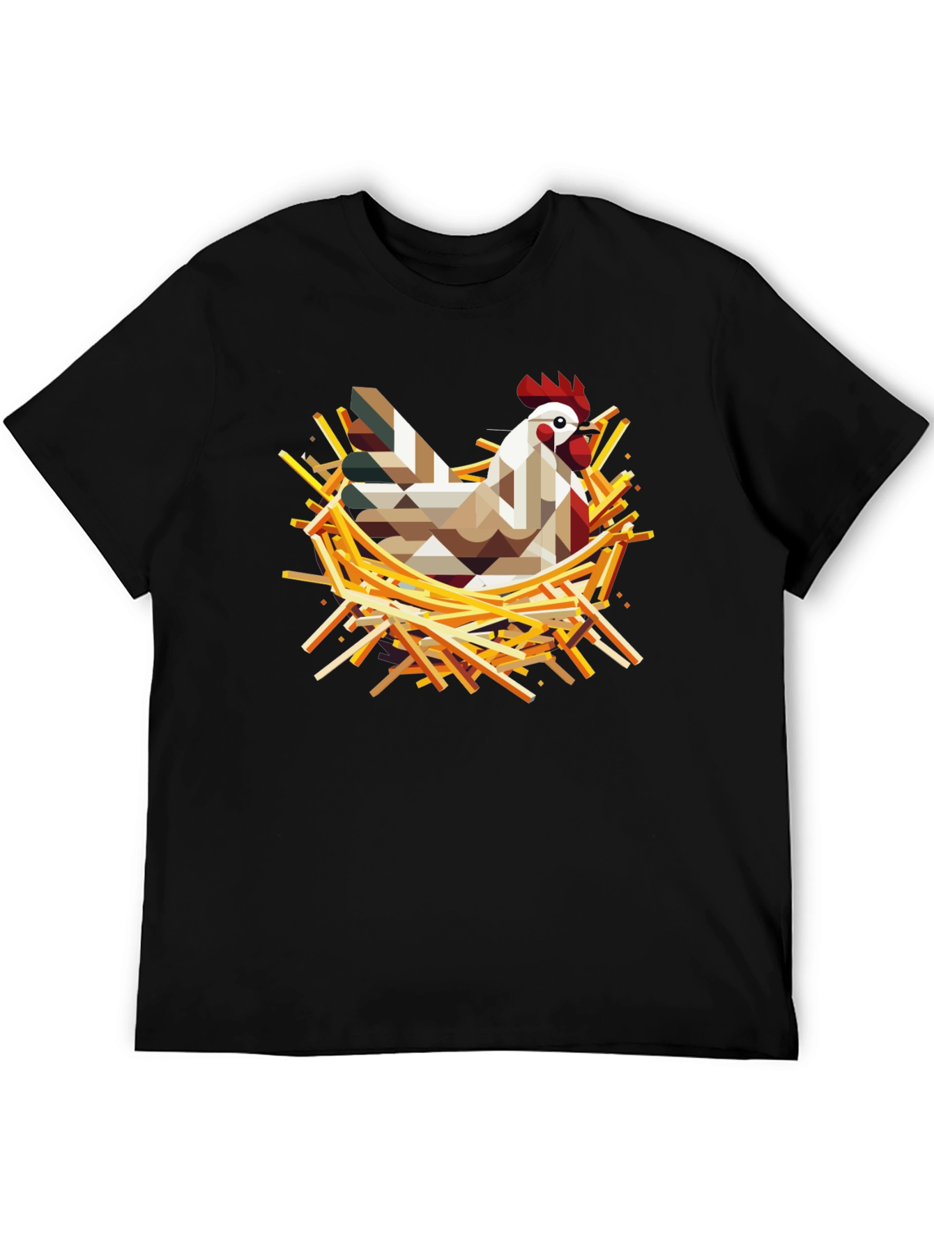 Geometric Chicken Nest T-Shirt
