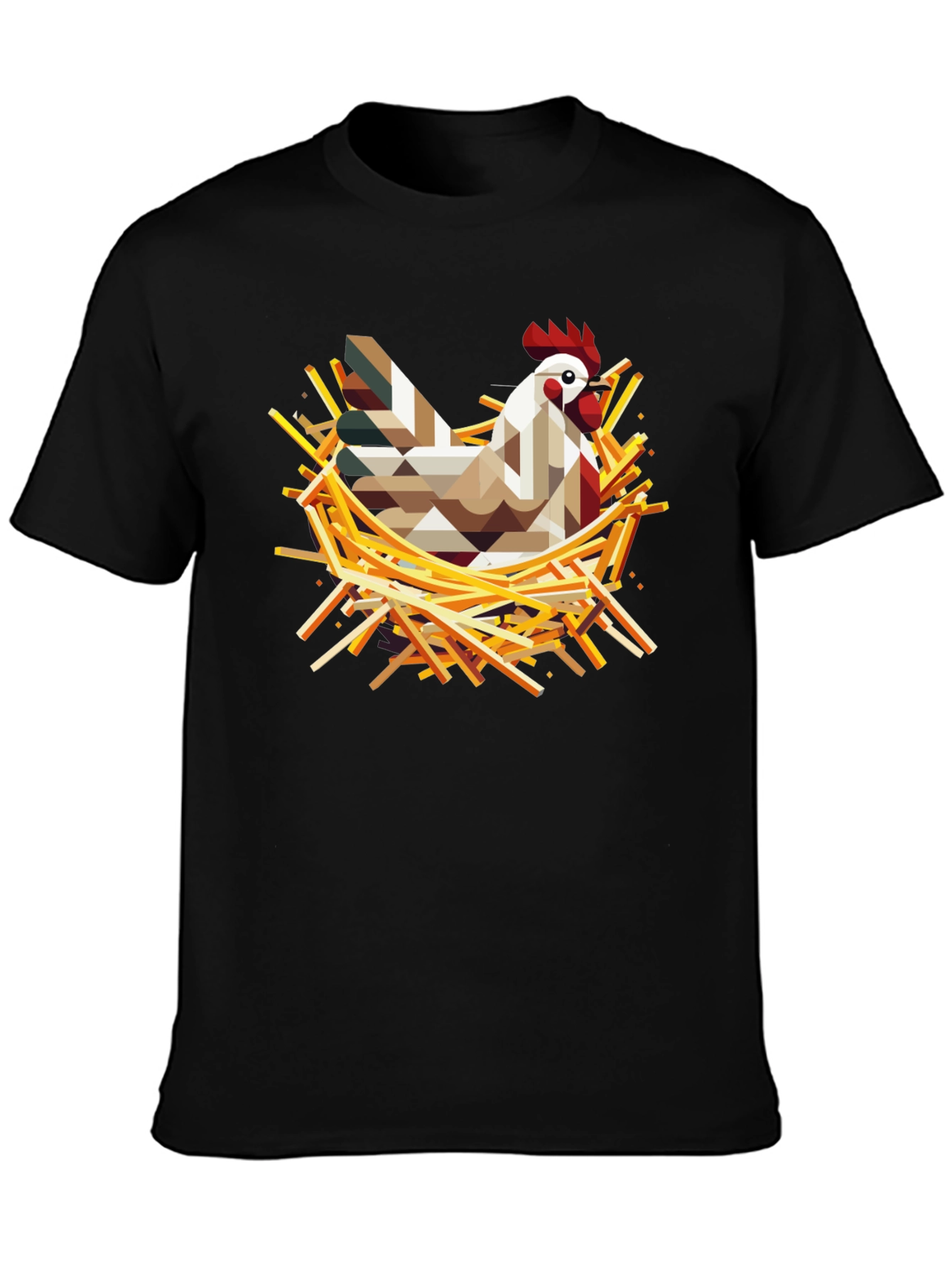 Geometric Chicken Nest T-Shirt